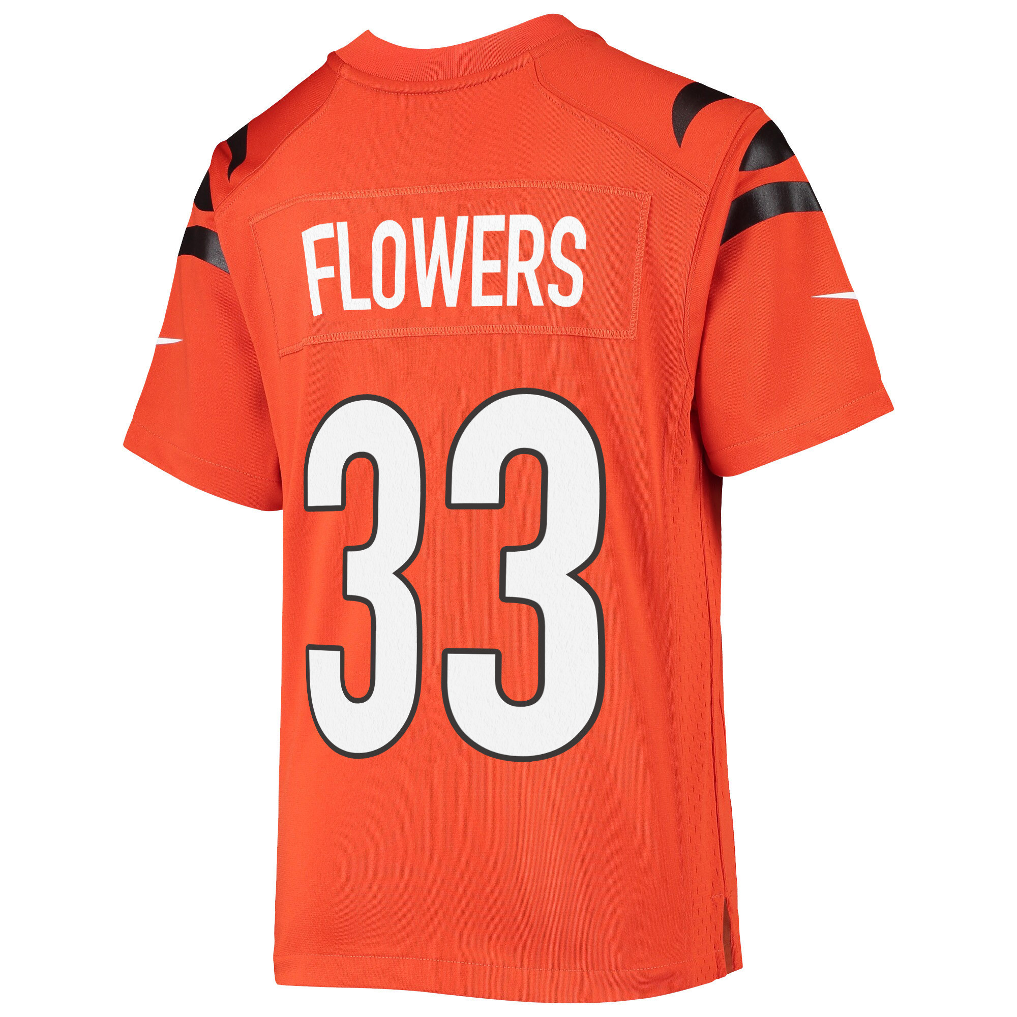 Super Bowl LVI Champions Cincinnati Bengals Tre Flowers 33 Orange Youth's Jersey Jersey