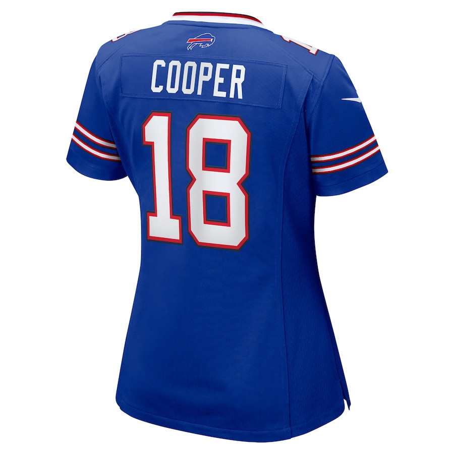 Amari Cooper #18 Buffalo Bills Super Bowl LIX Women's Jersey - Royal