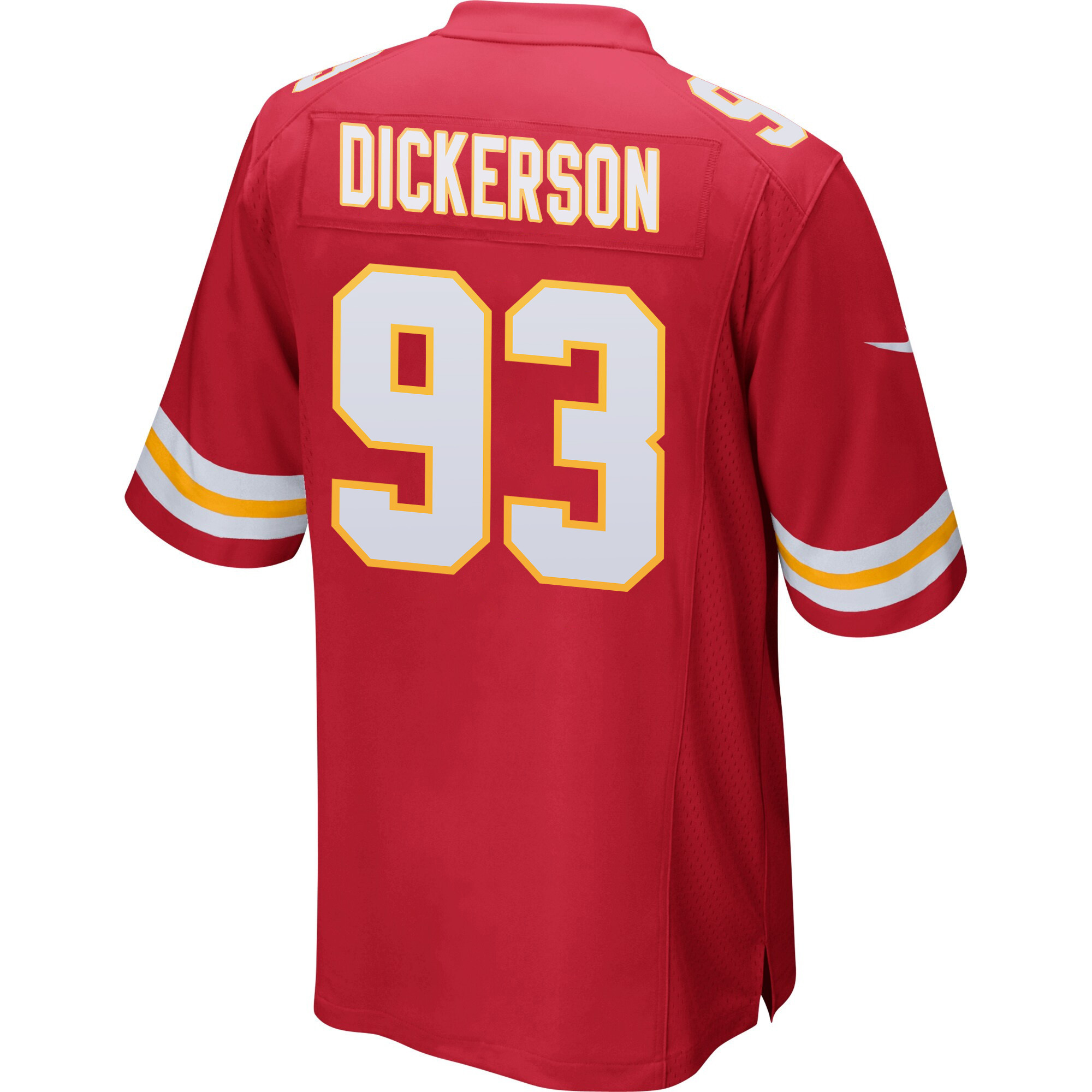 Matt Dickerson 93 Kansas City Chiefs Super Bowl LVIII Patch Game Men Jersey - Red