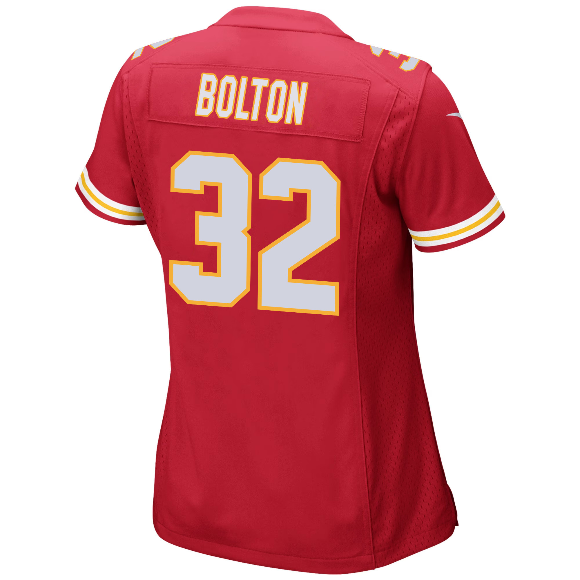 Nick Bolton 32 Kansas City Chiefs Super Bowl LVIII Patch Game Women Jersey - Red