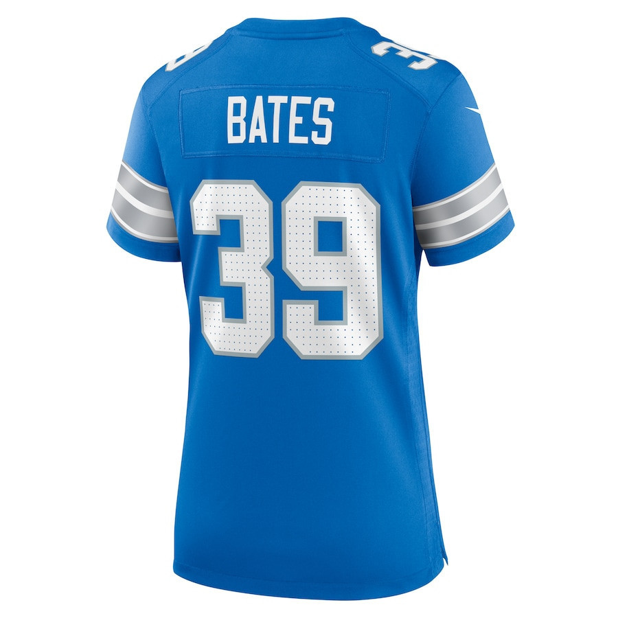 Jake Bates #39 Detroit Lions Super Bowl LIX Women's Jersey - Blue