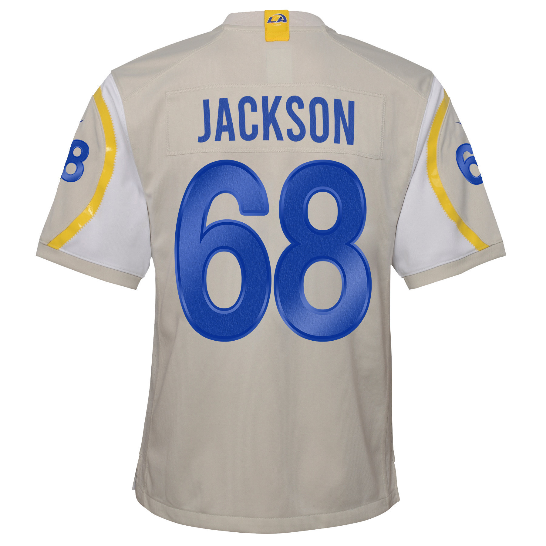 Super Bowl LVI Champions Los Angeles Rams AJ Jackson 68 Bone Youth's Jersey Jersey