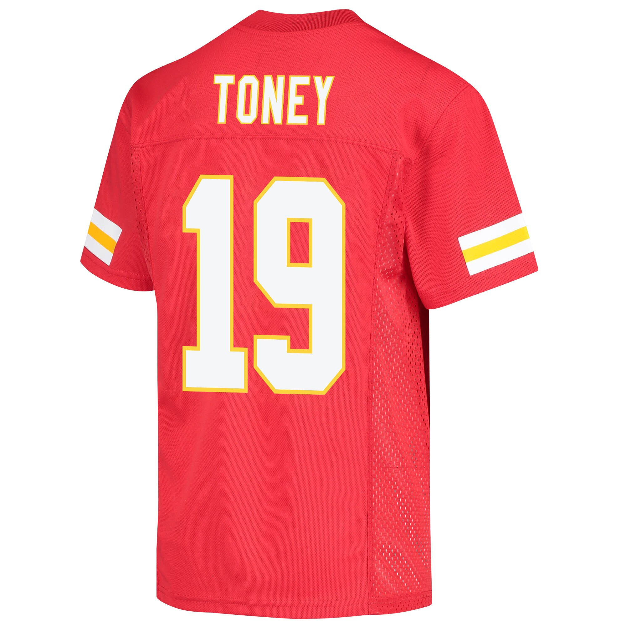 Kadarius Toney 19 Kansas City Chiefs Super Bowl LVII Champions Youth Game Jersey - Red