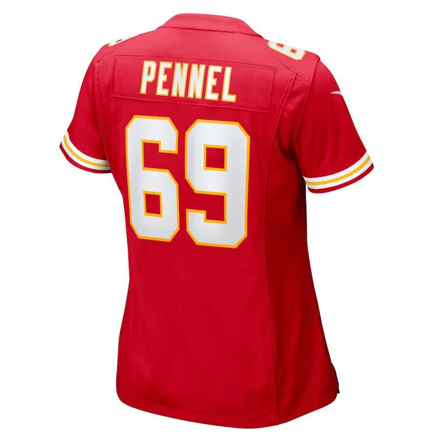 Mike Pennel #69 Kansas City Chiefs Super Bowl LIX Women's Jersey - Red