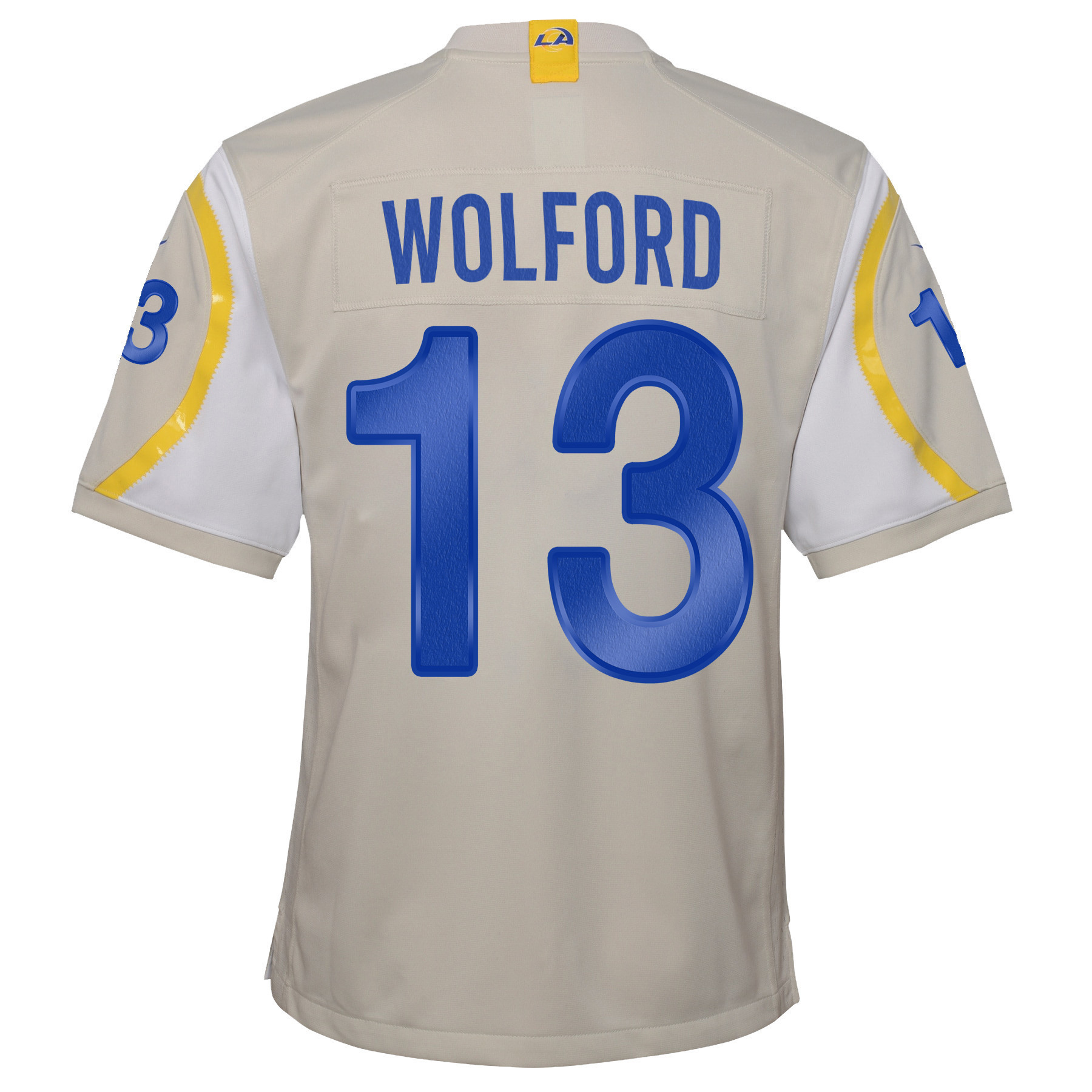Super Bowl LVI Champions Los Angeles Rams John Wolford 13 Bone Youth's Jersey Jersey
