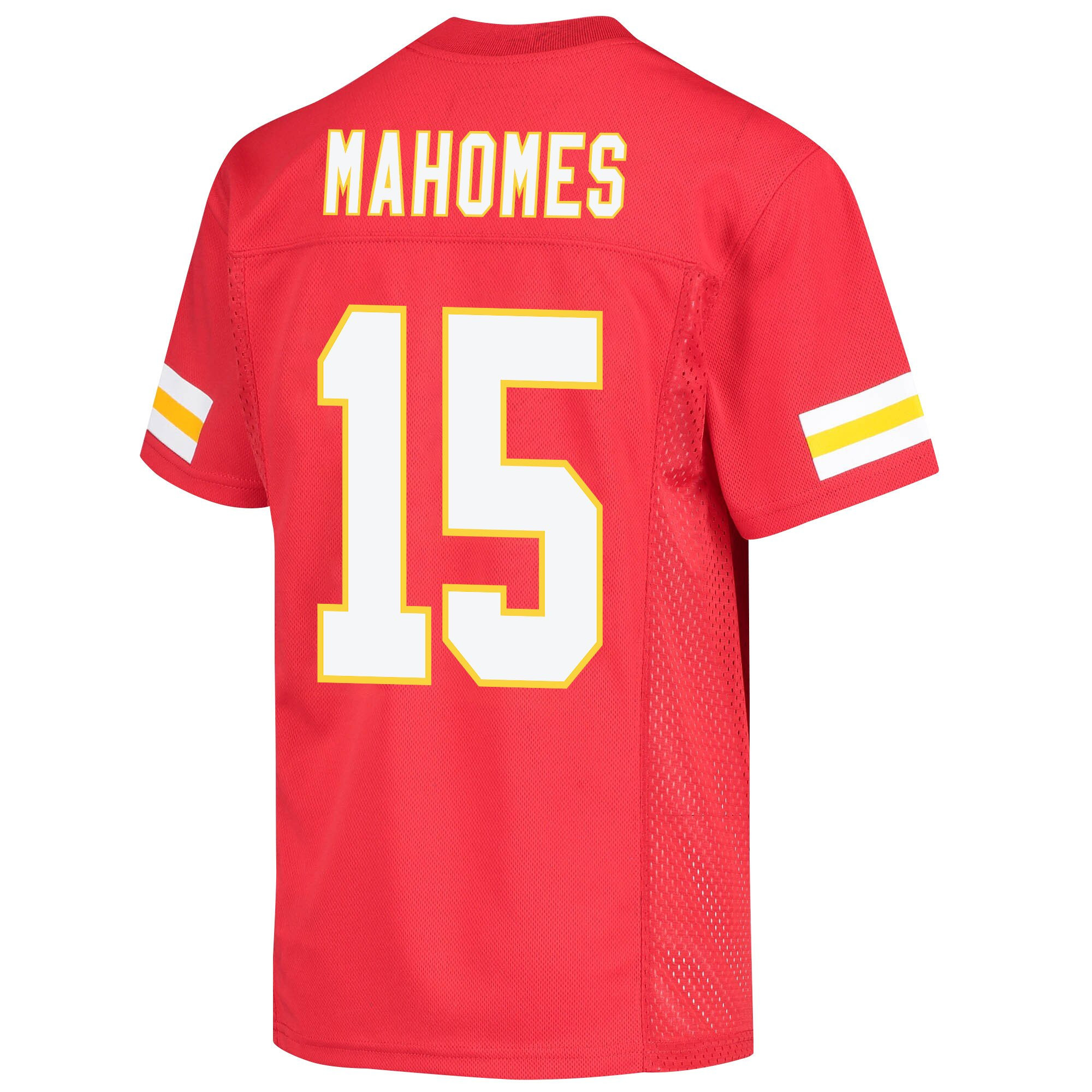 Patrick Mahomes 15 Kansas City Chiefs Super Bowl LVII Champions Youth Game Jersey - Red
