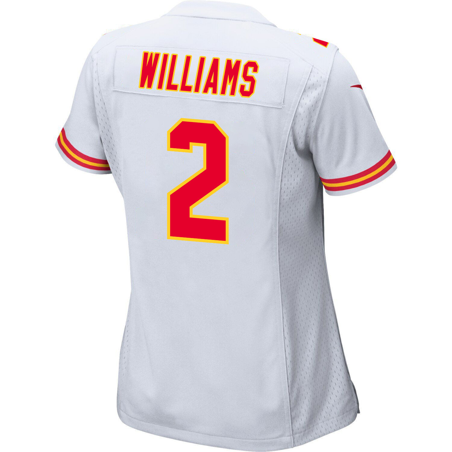 Joshua Williams 2 Kansas City Chiefs Super Bowl LVIII Patch Game Women Jersey - White