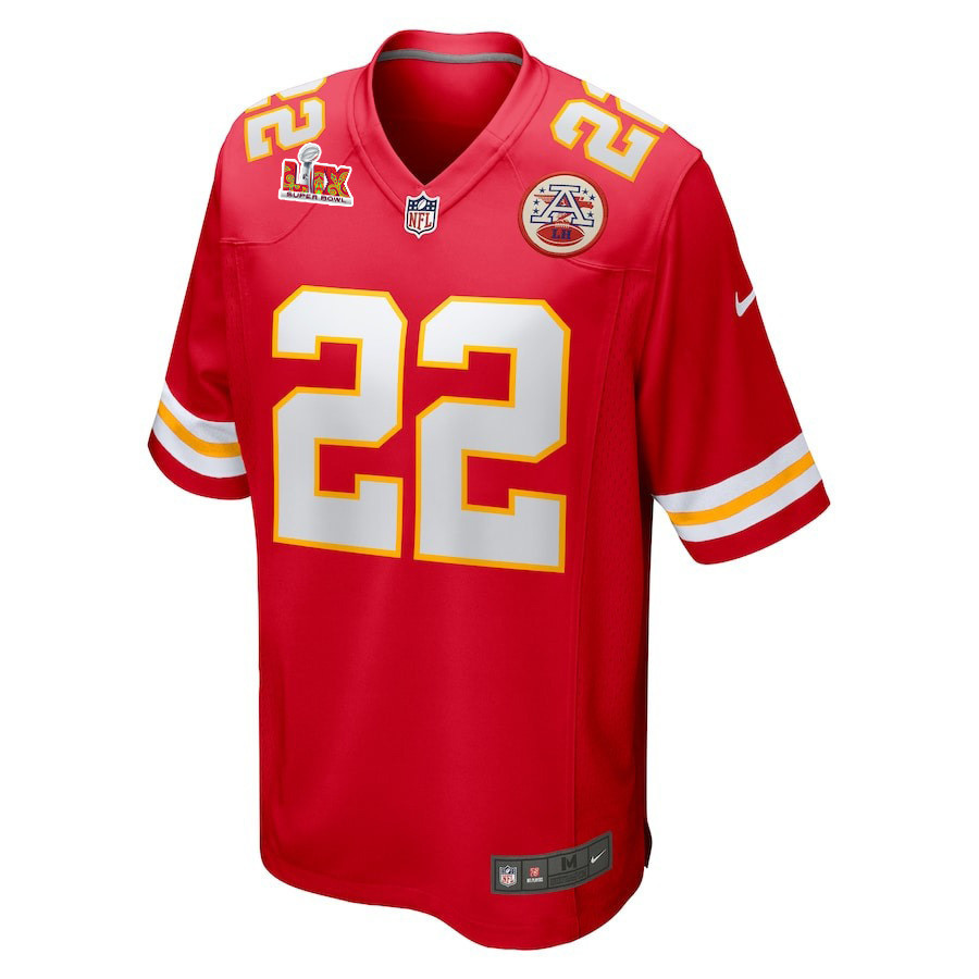 Trent McDuffie #22 Kansas City Chiefs Super Bowl LIX Jersey - Men's - Red