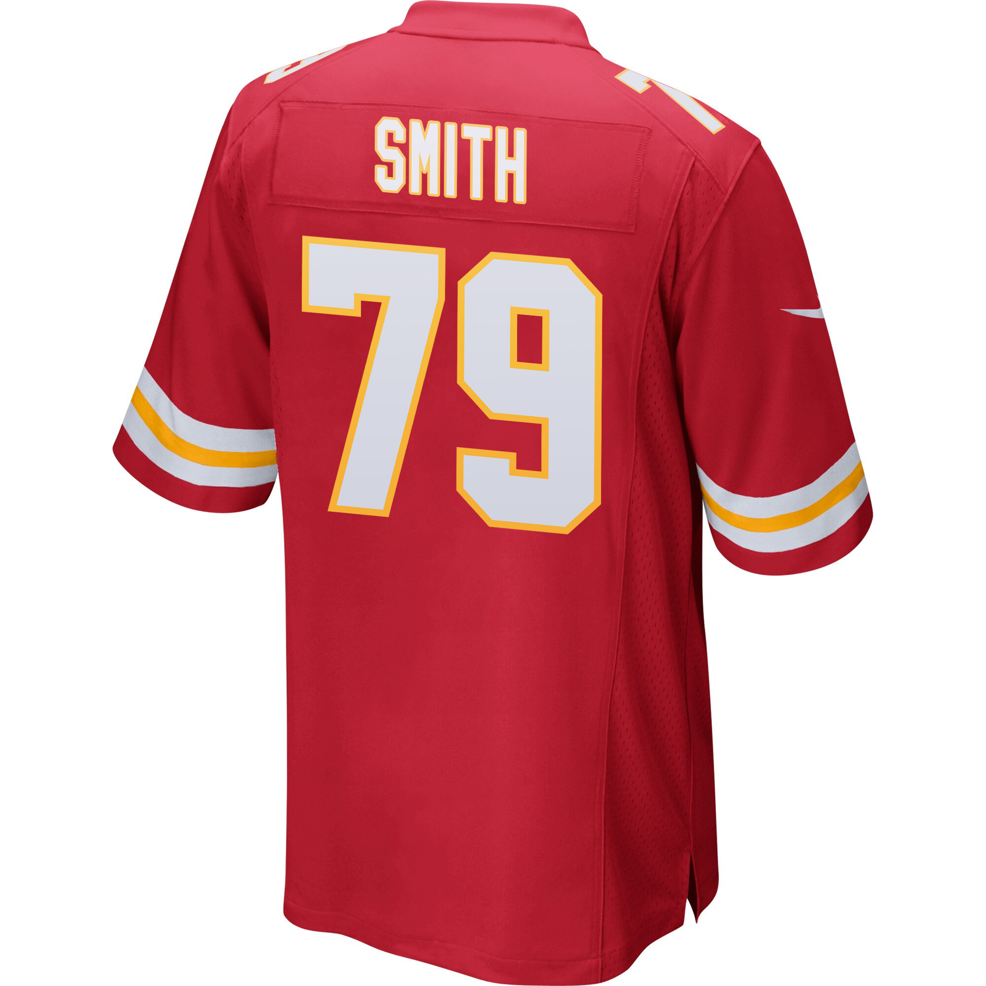 Donovan Smith 79 Kansas City Chiefs Super Bowl LVIII Patch Game Men Jersey - Red