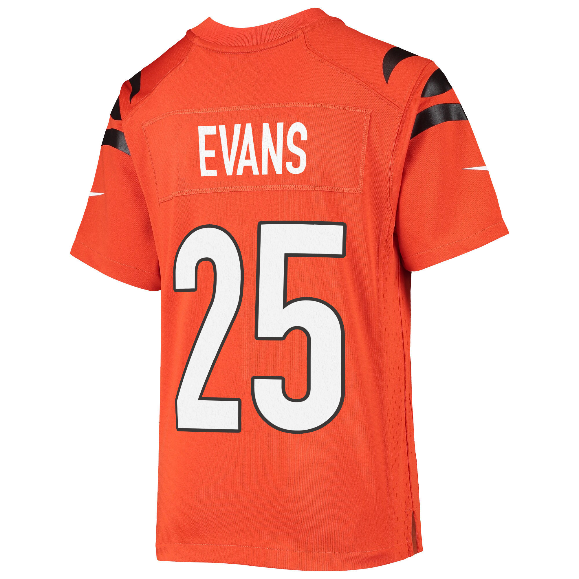 Super Bowl LVI Champions Cincinnati Bengals Chris Evans 25 Orange Youth's Jersey Jersey