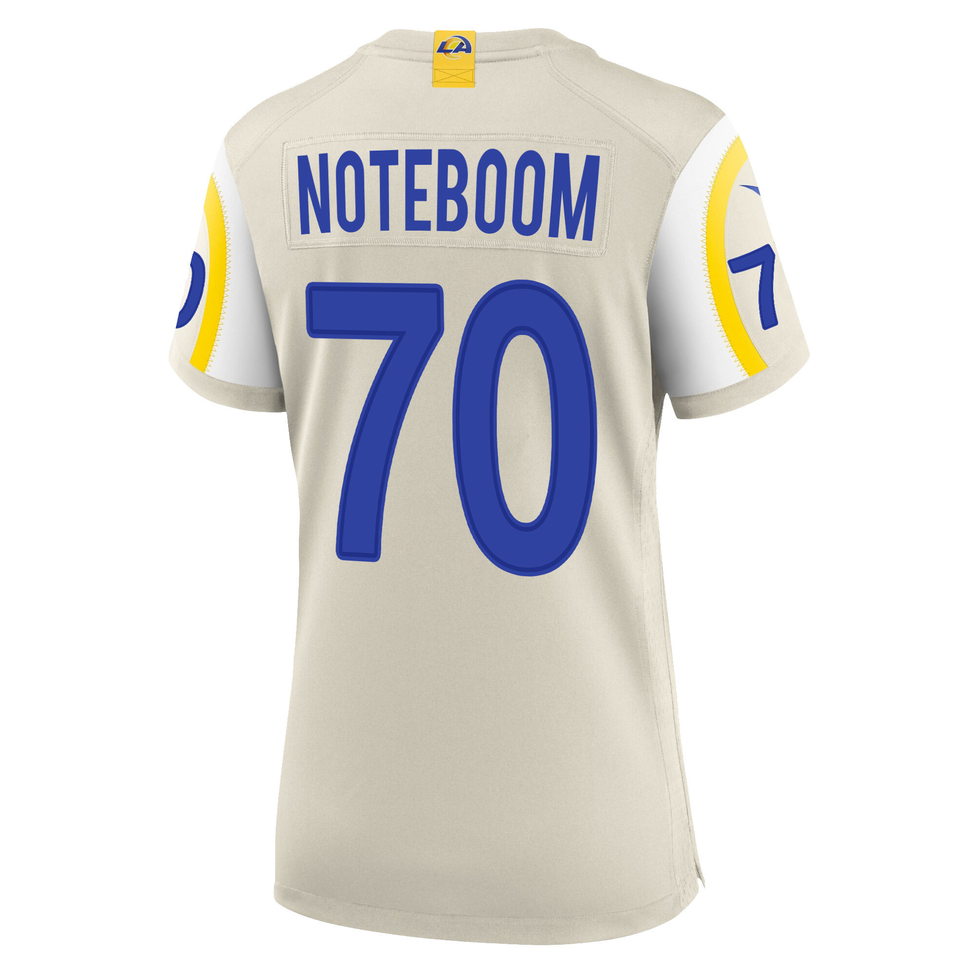 Super Bowl LVI Champions Los Angeles Rams Joe Noteboom 70 Bone Women's Jersey Jersey