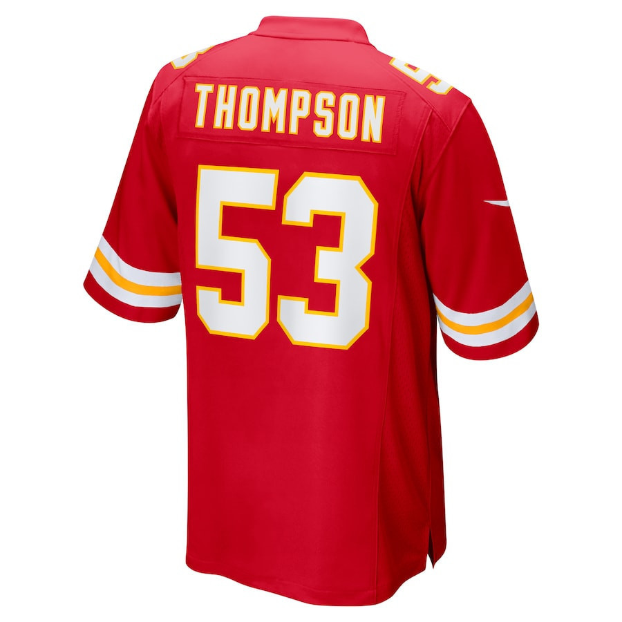 BJ Thompson #53 Kansas City Chiefs Super Bowl LIX YOUTH Jersey - Red
