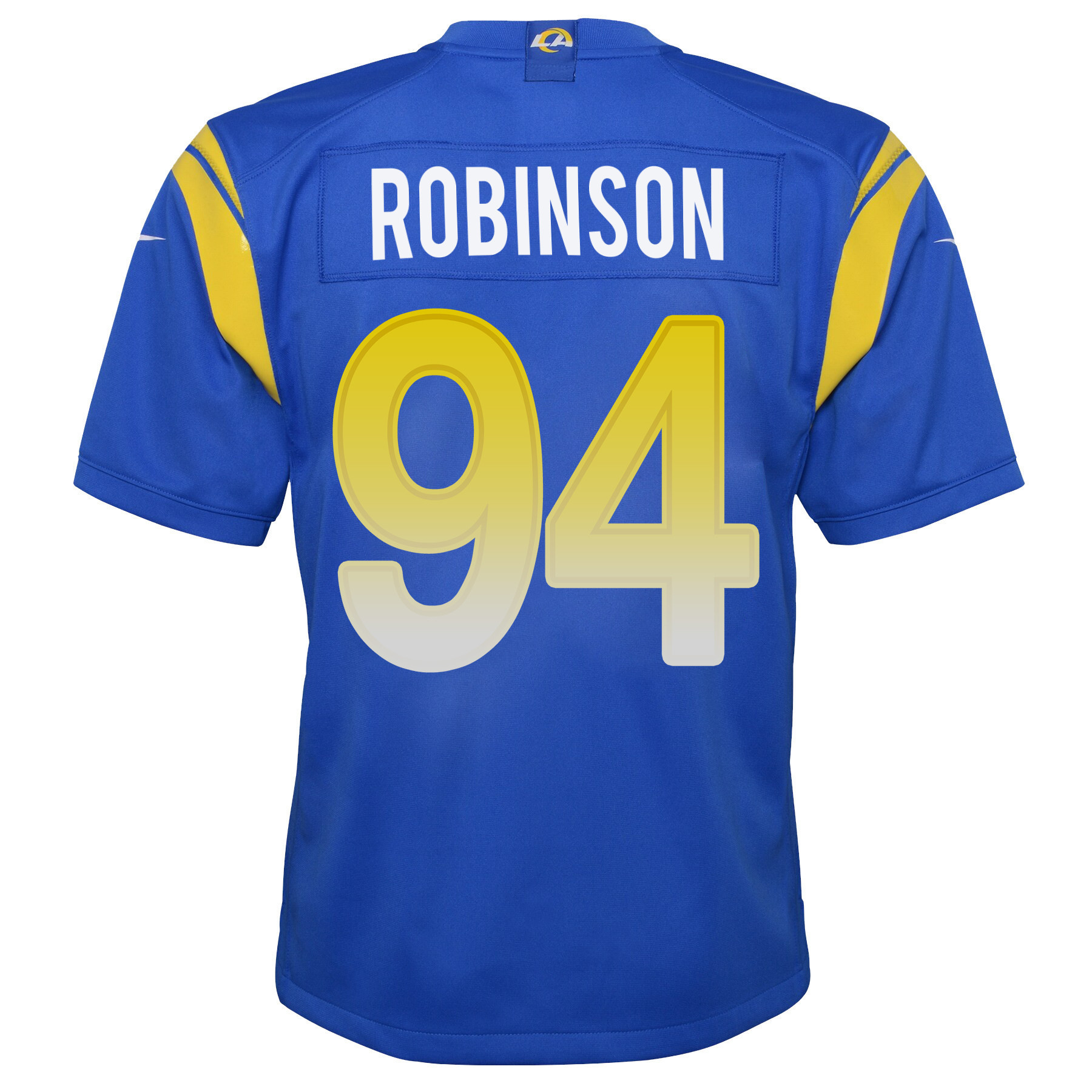 Super Bowl LVI Champions Los Angeles Rams A'Shawn Robinson 94 Royal Youth's Jersey Jersey