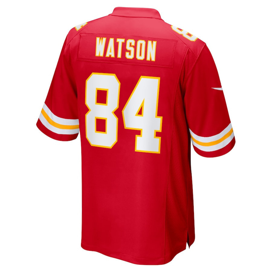 Justin Watson #84 Kansas City Chiefs Super Bowl LIX YOUTH Jersey - Red