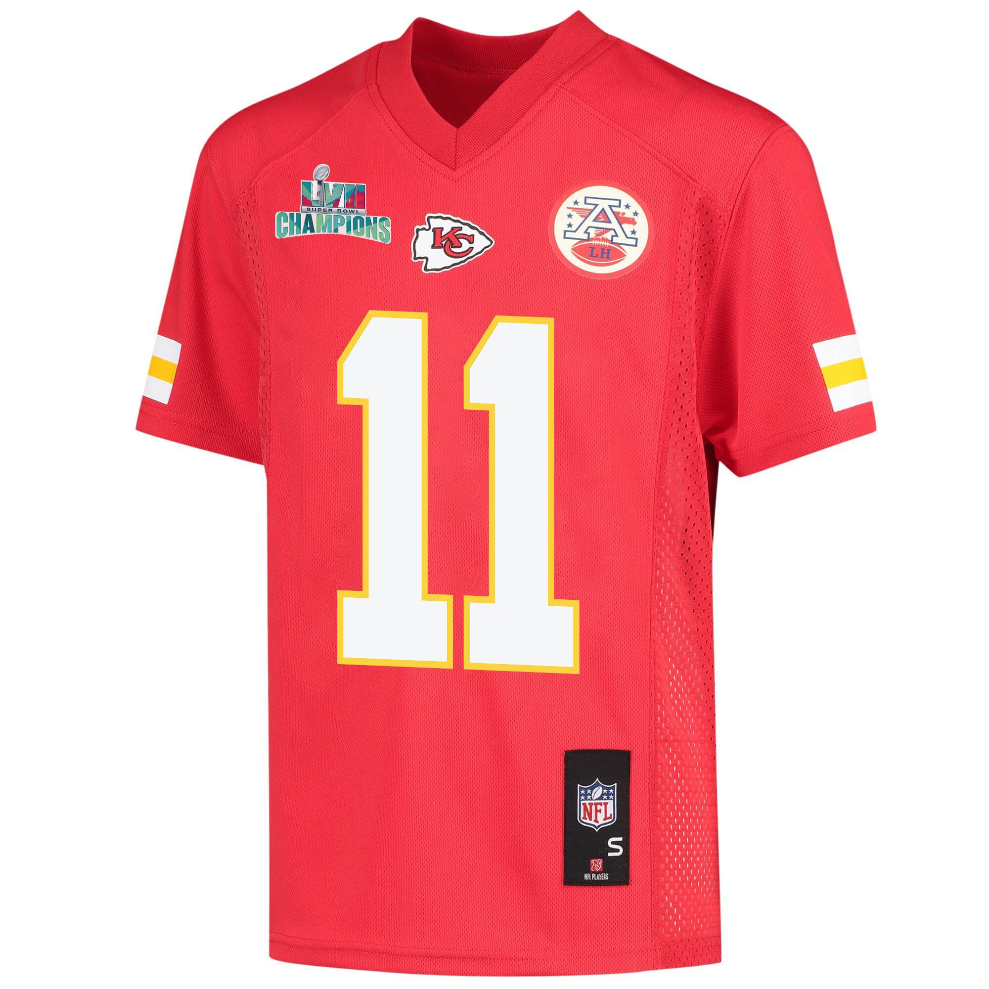 Marquez Valdes-Scantling 11 Kansas City Chiefs Super Bowl LVII Champions Youth Game Jersey - Red