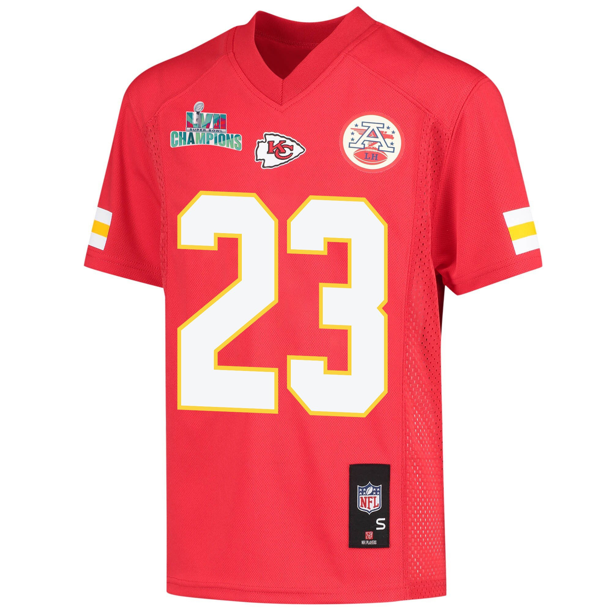 Joshua Williams 23 Kansas City Chiefs Super Bowl LVII Champions Youth Game Jersey - Red
