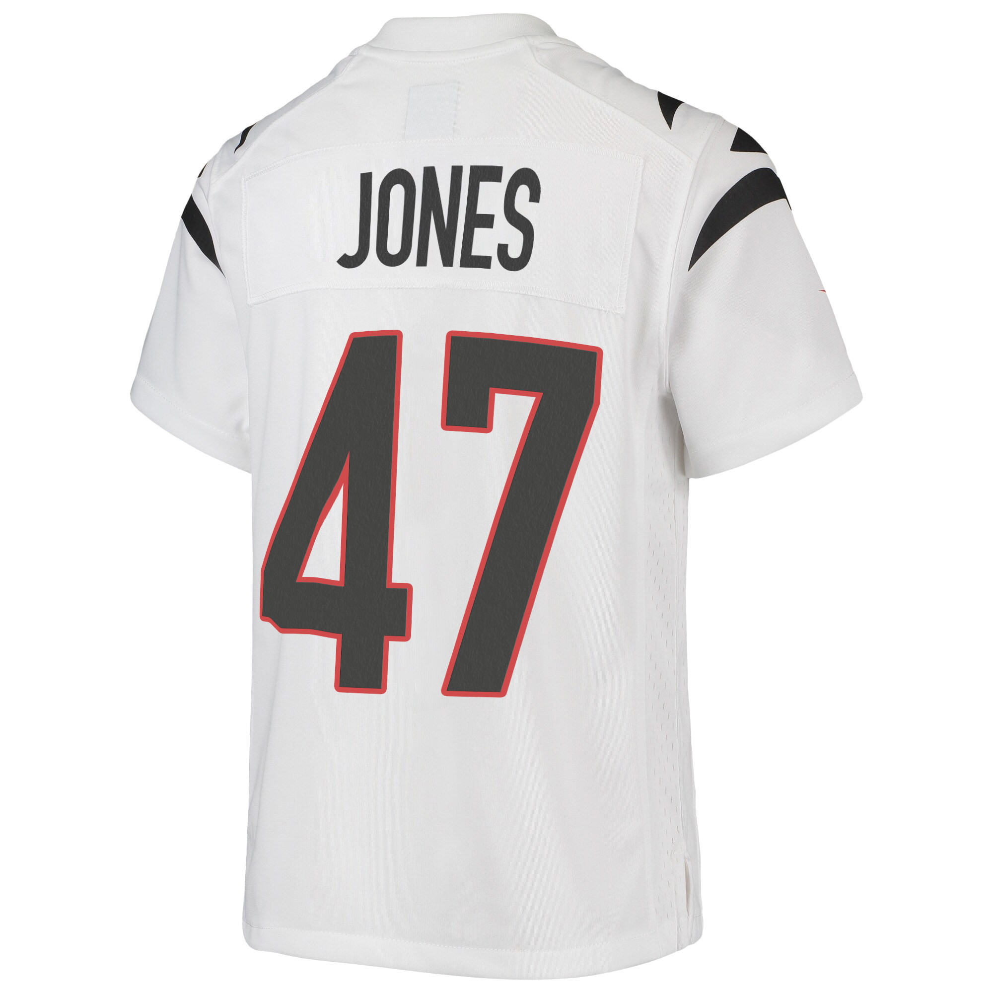 Super Bowl LVI Champions Cincinnati Bengals Keandre Jones 47 White Youth's Jersey Jersey