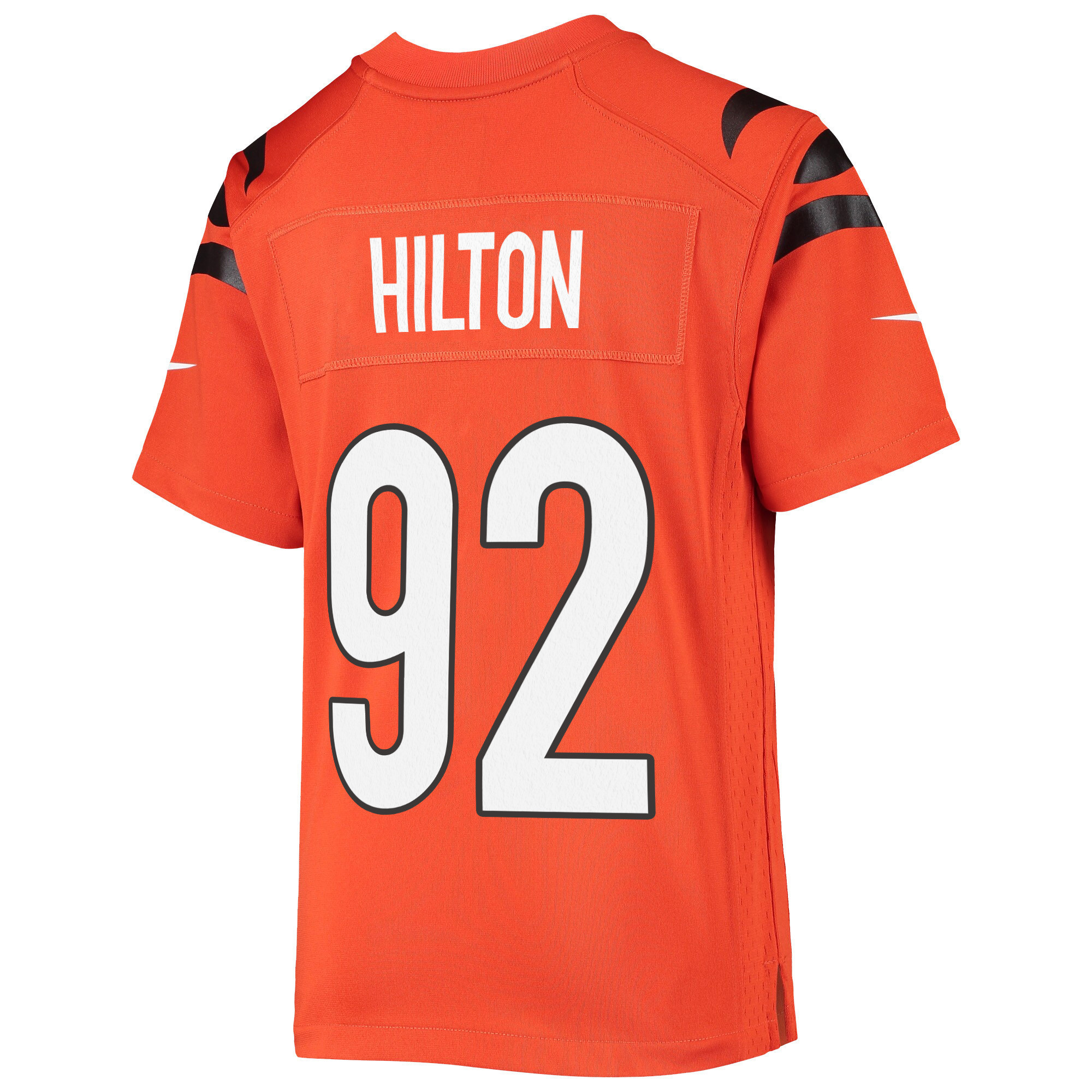 Super Bowl LVI Champions Cincinnati Bengals B.J. Hill 92 Orange Youth's Jersey Jersey