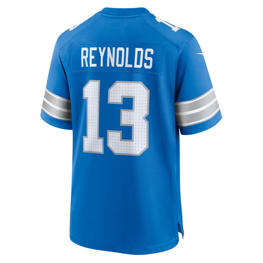 Craig Reynolds #13 Detroit Lions Super Bowl LIX YOUTH Jersey - Blue