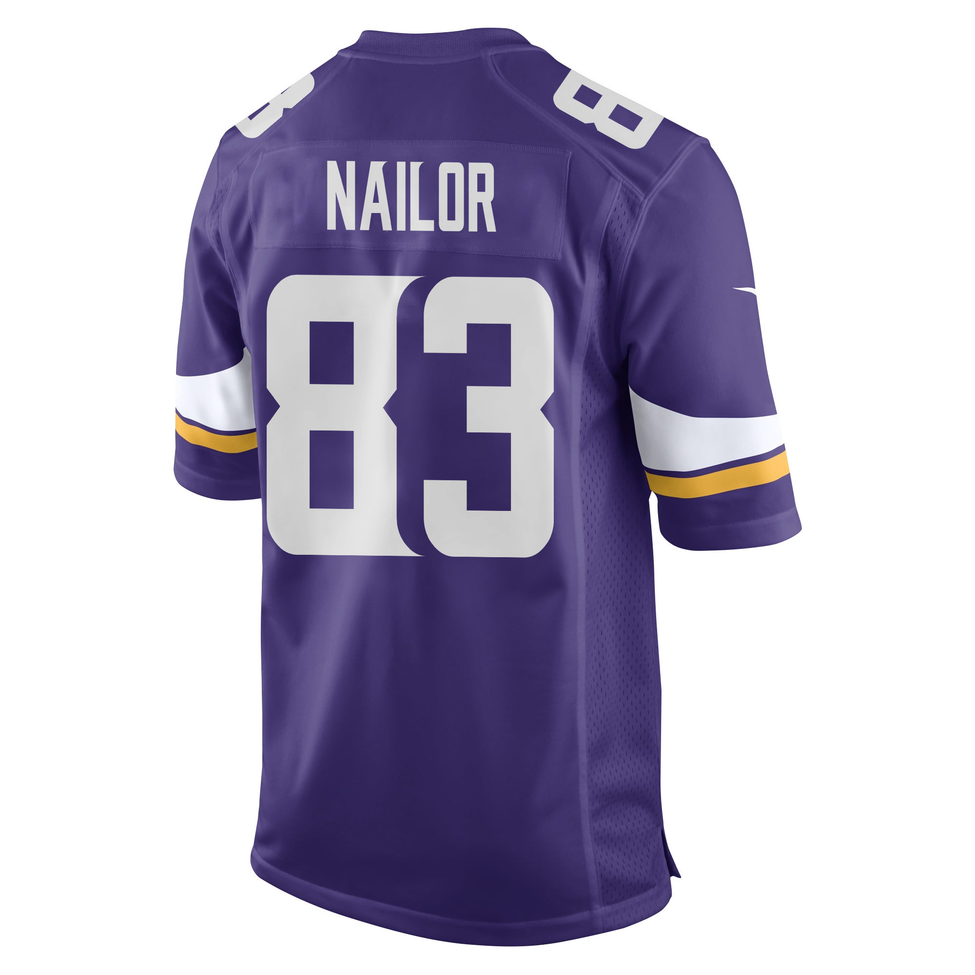 Jalen Nailor 83 Minnesota Vikings Super Bowl LIX New Orleans Patch Game Men Jersey - Purple