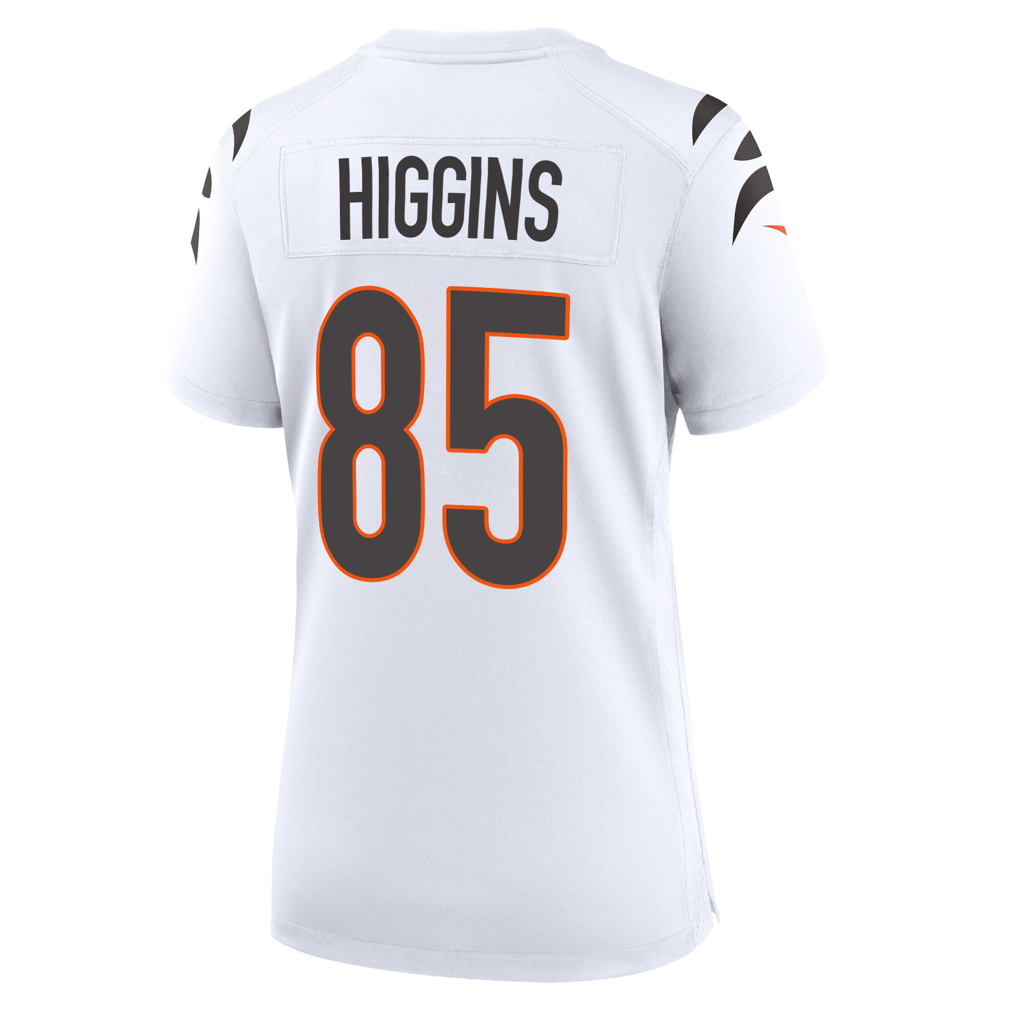 Super Bowl LVI Champions Cincinnati Bengals Tee Higgins 85 White Women's Jersey Jersey