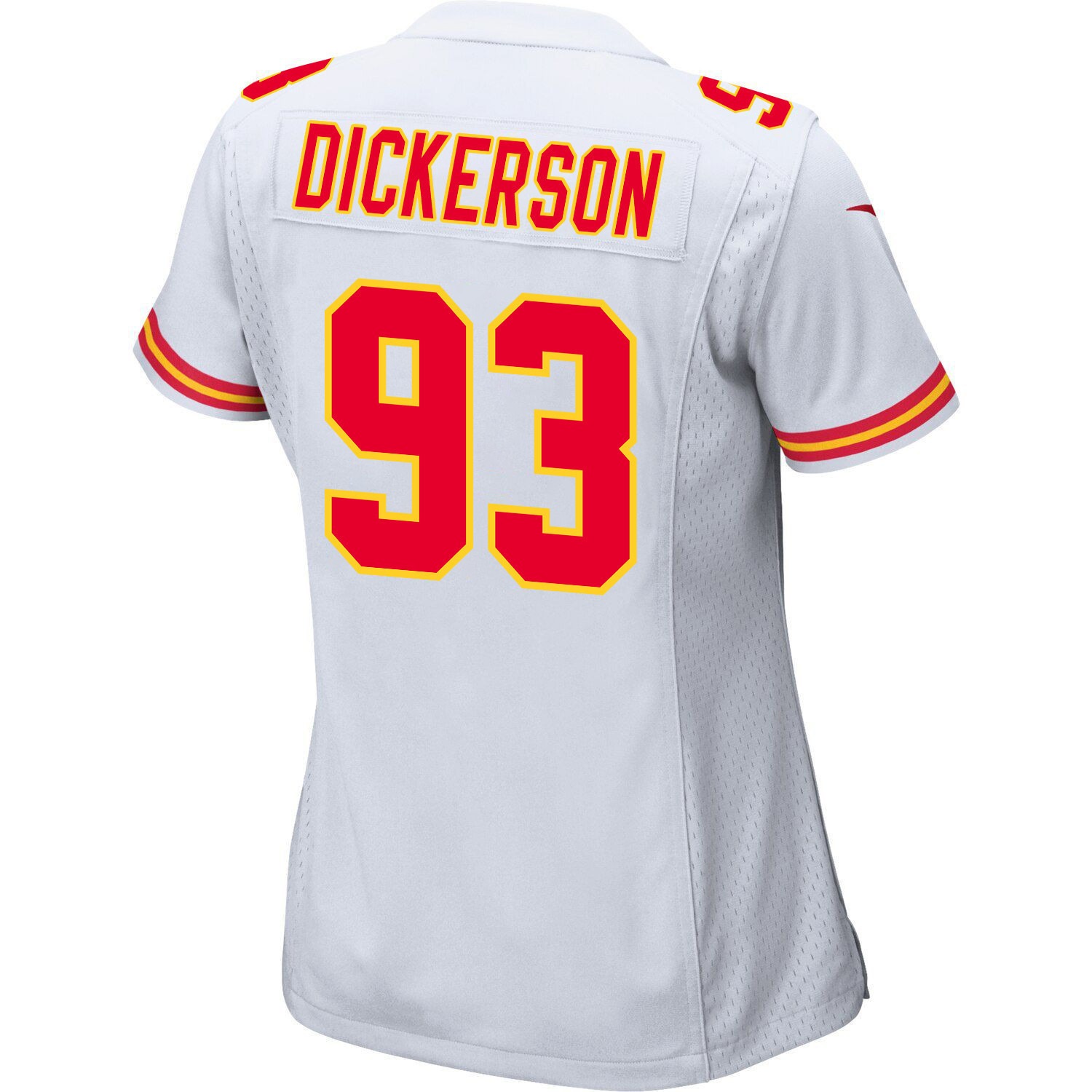 Matt Dickerson 93 Kansas City Chiefs Super Bowl LVIII Patch Game Women Jersey - White