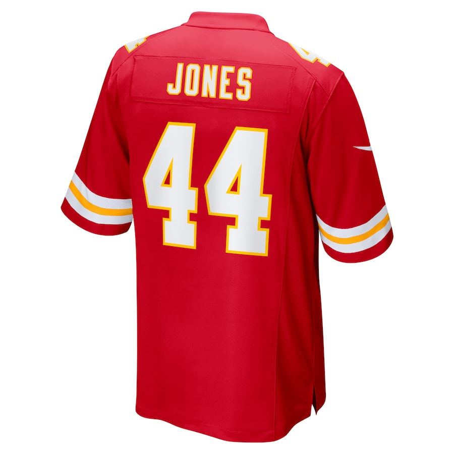 Cam Jones #44 Kansas City Chiefs Super Bowl LIX YOUTH Jersey - Red