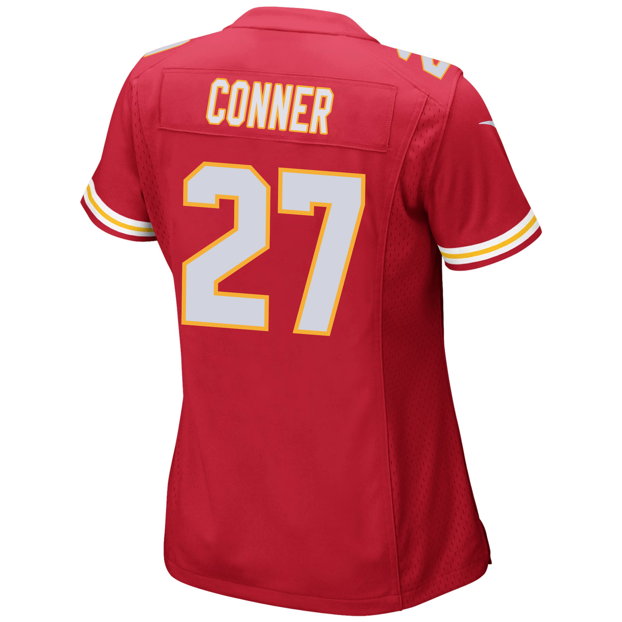 Chamarri Conner 27 Kansas City Chiefs Super Bowl LVIII Patch Game Women Jersey - Red