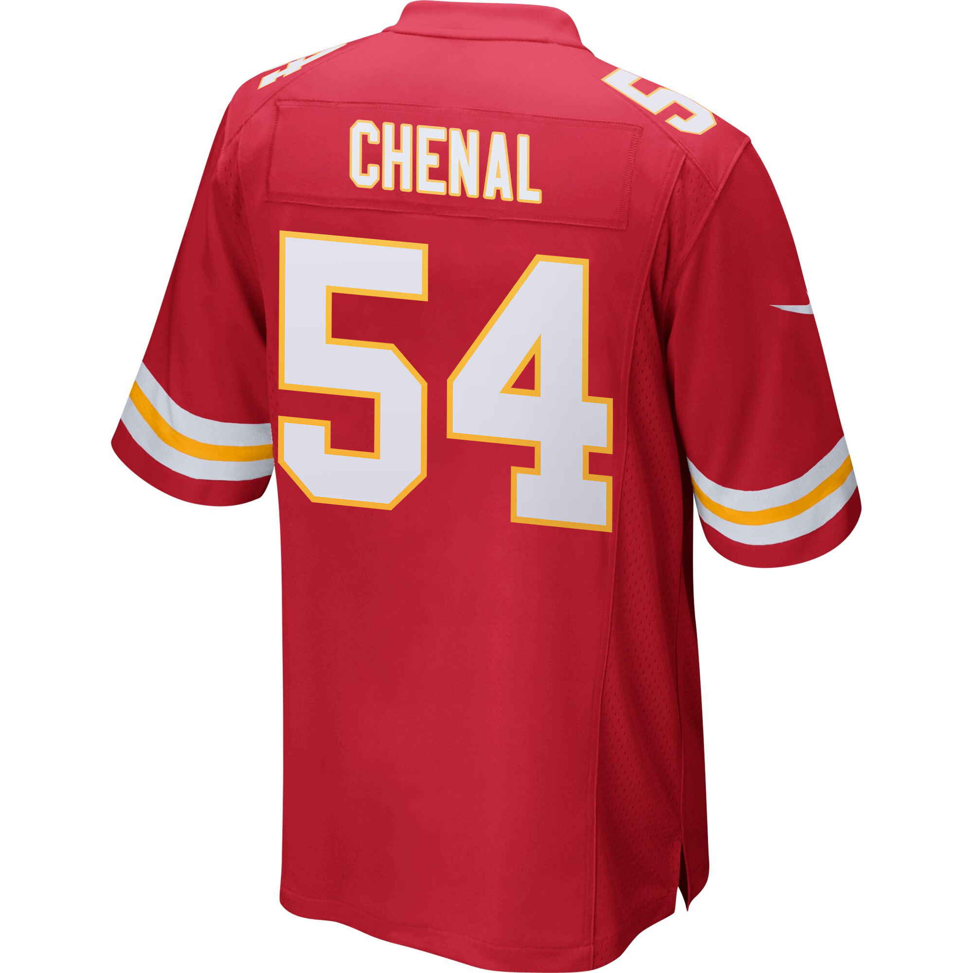 Leo Chenal 54 Kansas City Chiefs Super Bowl LIX New Orleans Patch Game Men Jersey - Red
