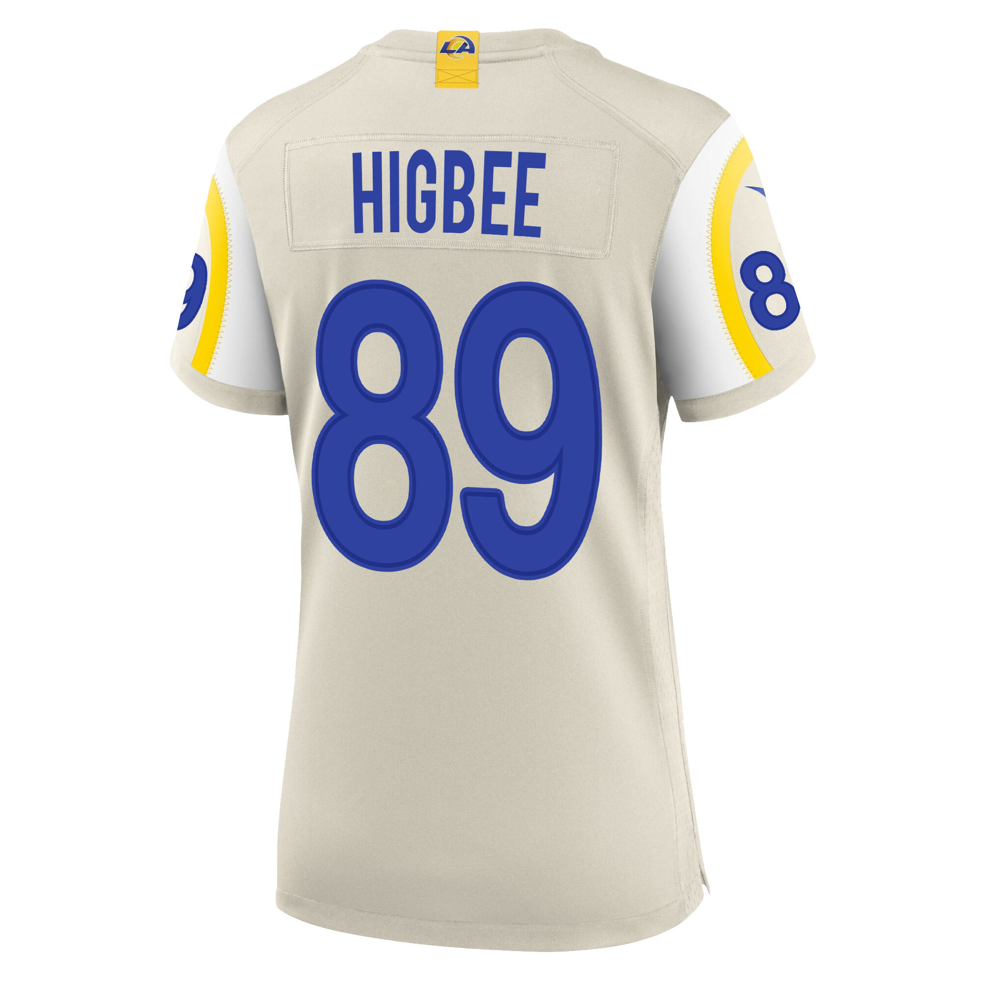 Super Bowl LVI Champions Los Angeles Rams Tyler Higbee 89 Bone Women's Jersey Jersey
