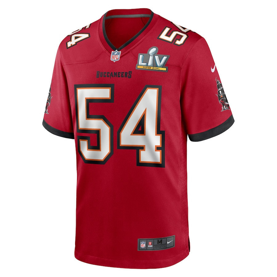 Lavonte David 54 Tampa Bay Buccaneers Super Bowl LV Game Jersey - Red