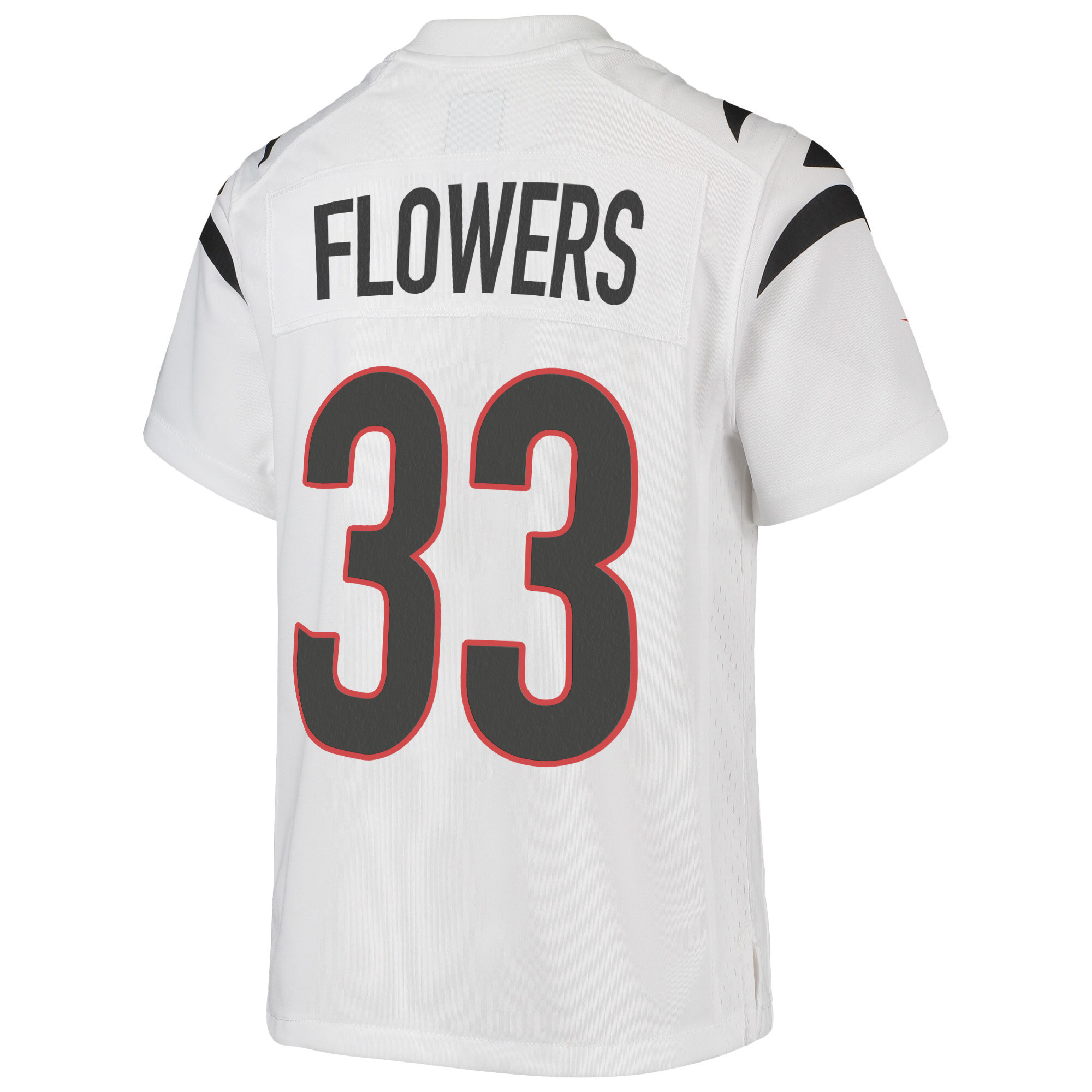 Super Bowl LVI Champions Cincinnati Bengals Tre Flowers 33 White Youth's Jersey Jersey