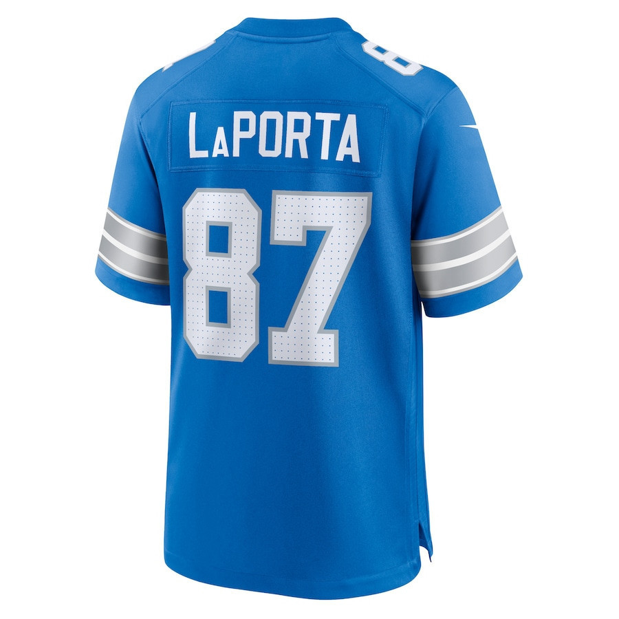 Sam LaPorta #87 Detroit Lions Super Bowl LIX YOUTH Jersey - Blue