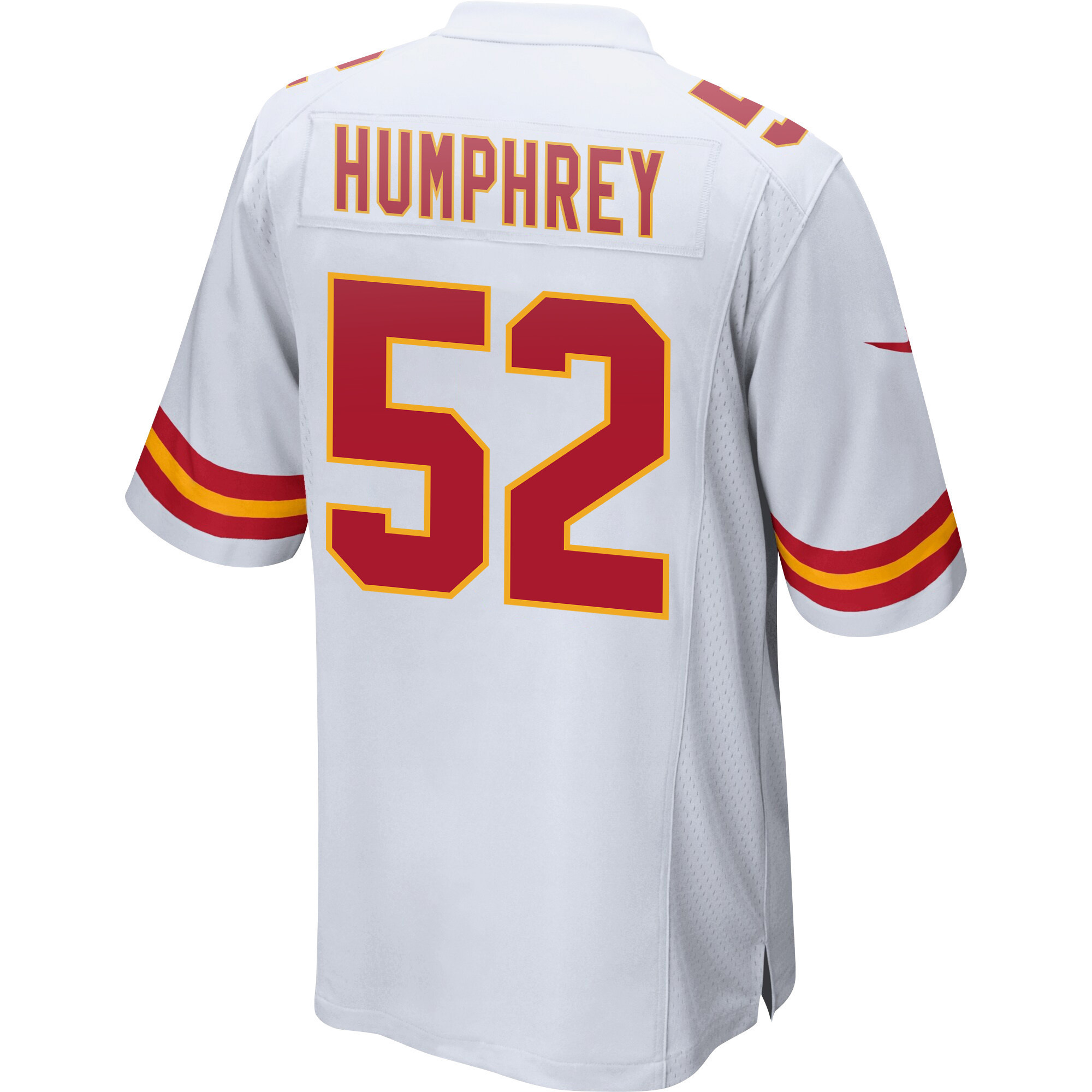 Creed Humphrey 52 Kansas City Chiefs Super Bowl LVII Champions 3 Stars Men Game Jersey - White
