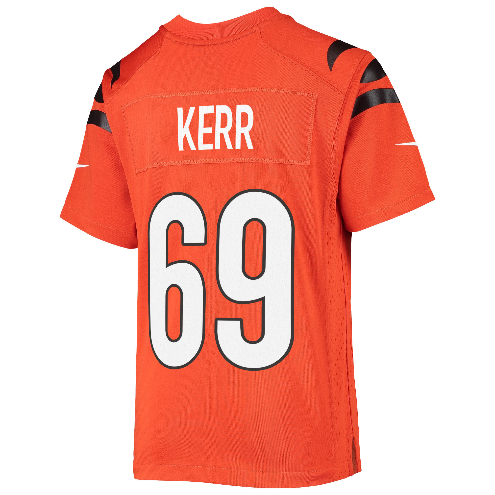 Super Bowl LVI Champions Cincinnati Bengals Zach Kerr 69 Orange Youth's Jersey Jersey