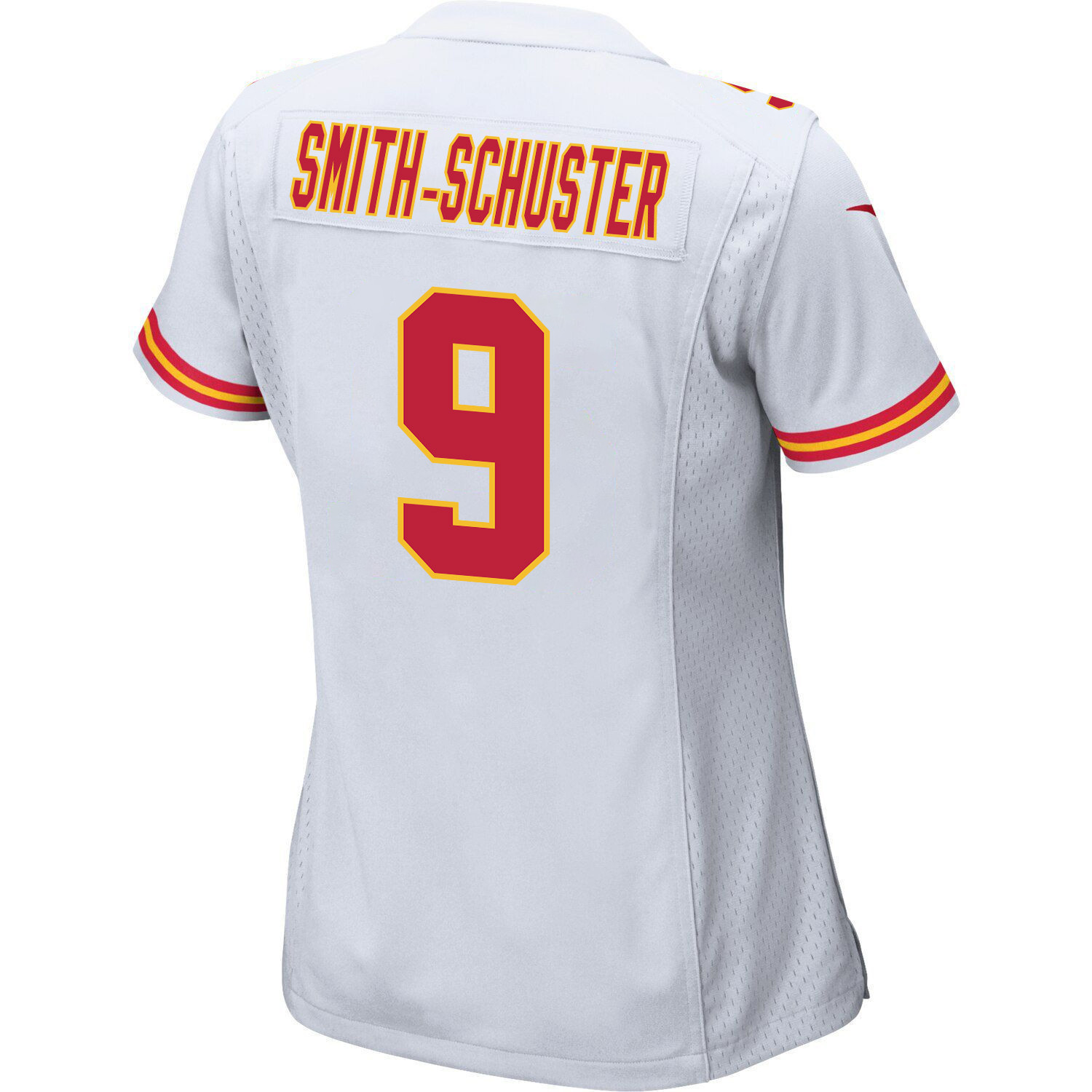 JuJu Smith-Schuster 9 Kansas City Chiefs Super Bowl LVII Champions 3 Stars Women Game Jersey - White