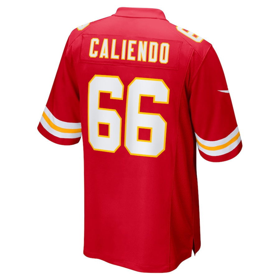 Mike Caliendo #66 Kansas City Chiefs Super Bowl LIX YOUTH Jersey - Red