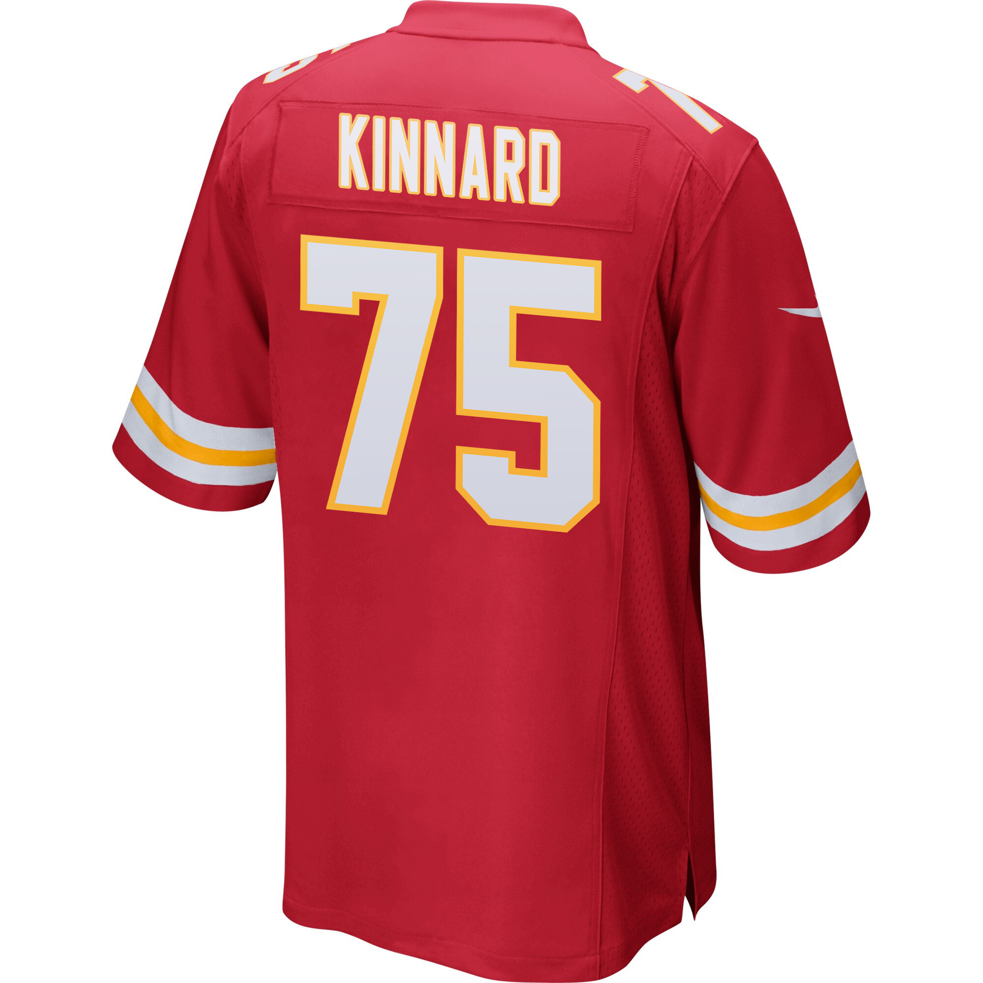 Darian Kinnard 75 Kansas City Chiefs Super Bowl LVIII Patch Game Men Jersey - Red