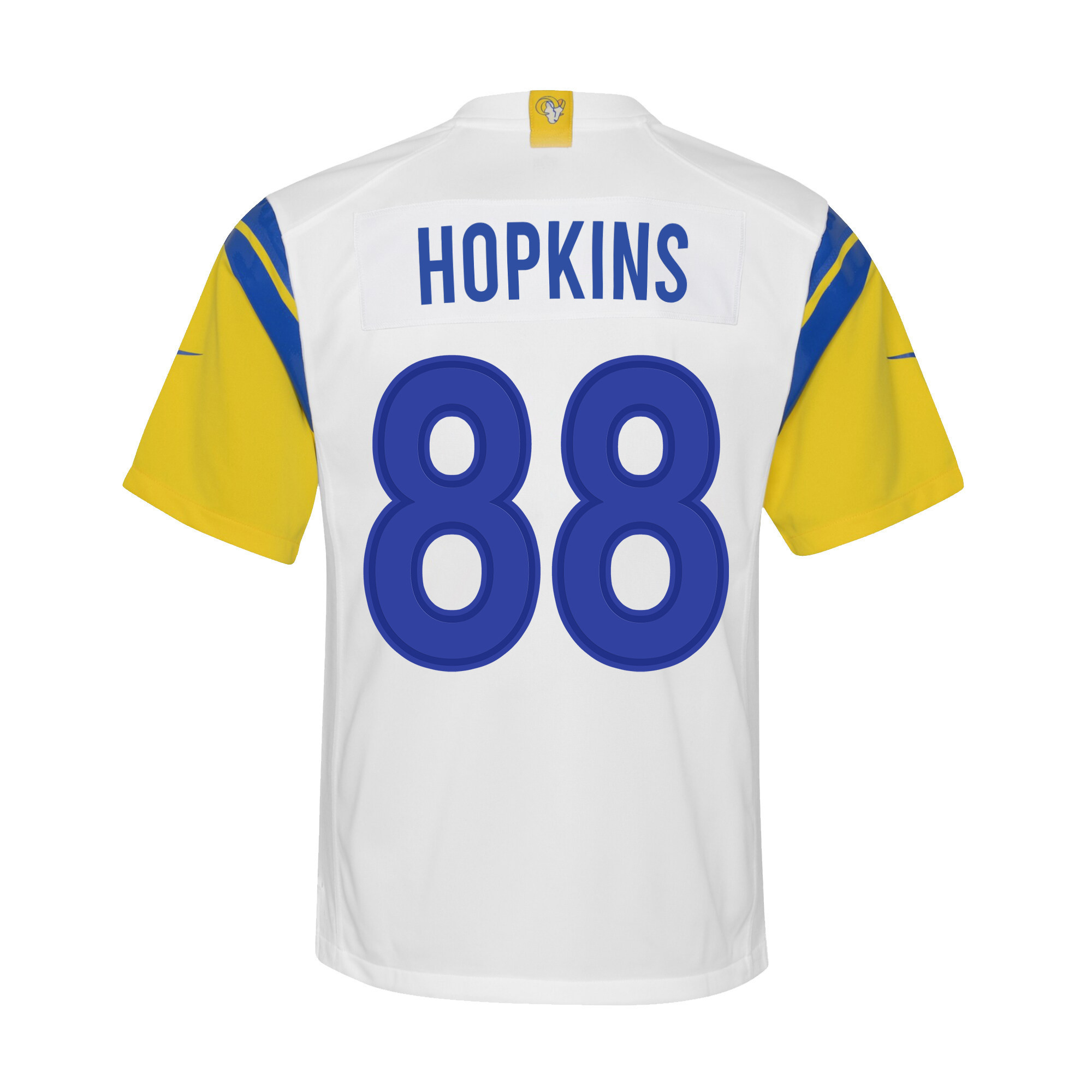 Super Bowl LVI Champions Los Angeles Rams Brycen Hopkins 88 White Youth's Jersey Jersey
