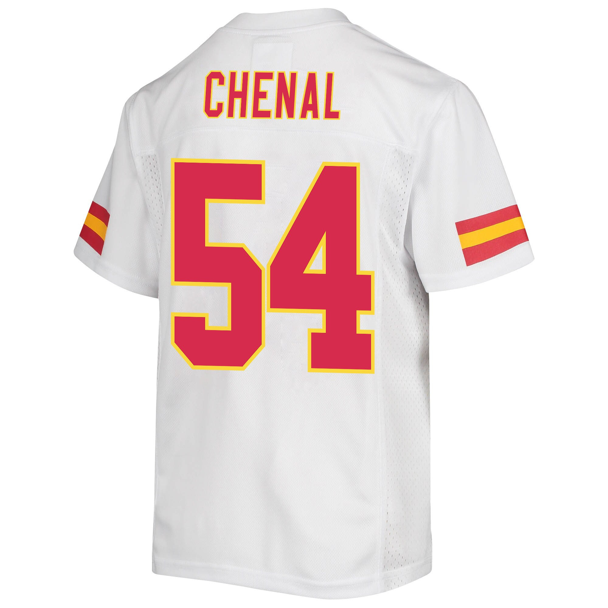 Leo Chenal 54 Kansas City Chiefs Super Bowl LVII Champions Youth Game Jersey - White