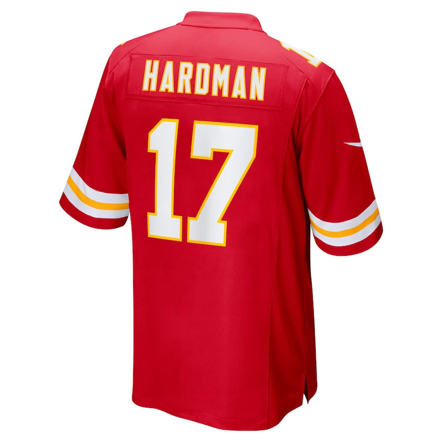 Mecole Hardman #17 Kansas City Chiefs Super Bowl LIX Jersey - Men's - Red