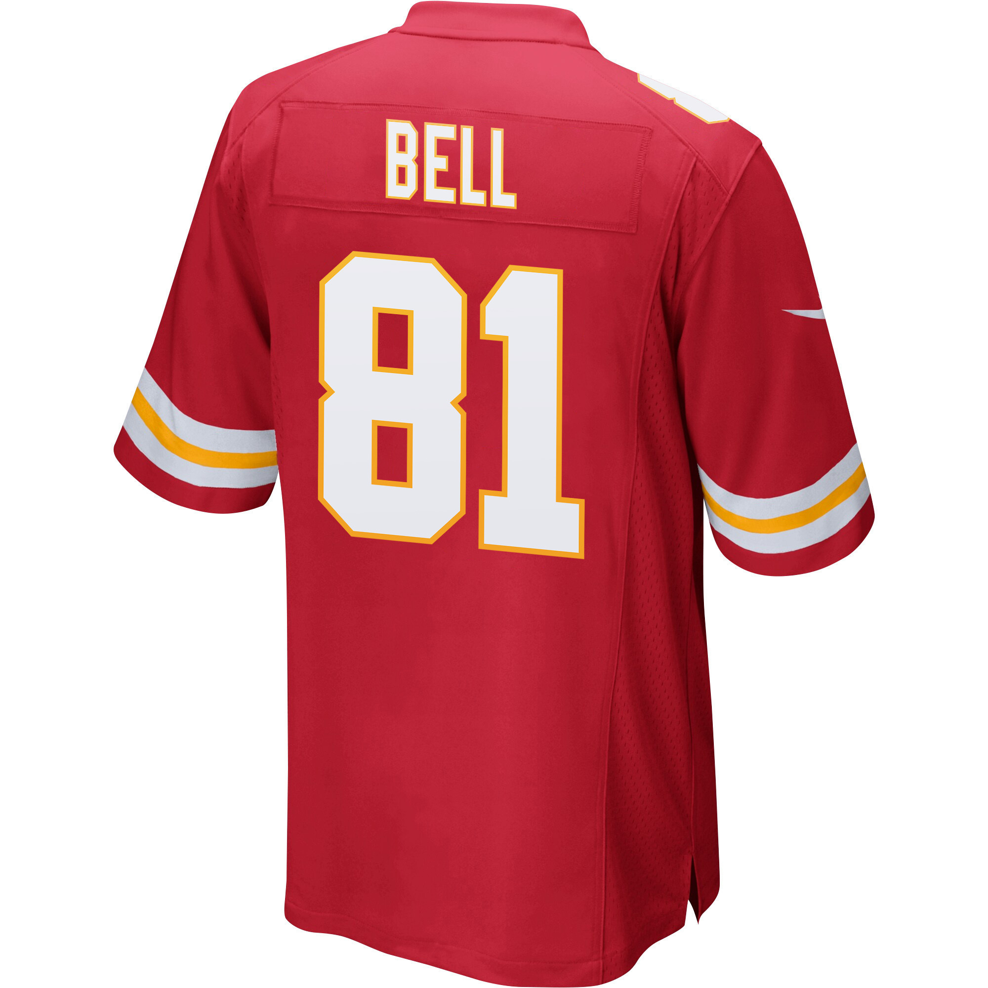 Blake Bell 81 Kansas City Chiefs Super Bowl LVII Champions Men Game Jersey - Red