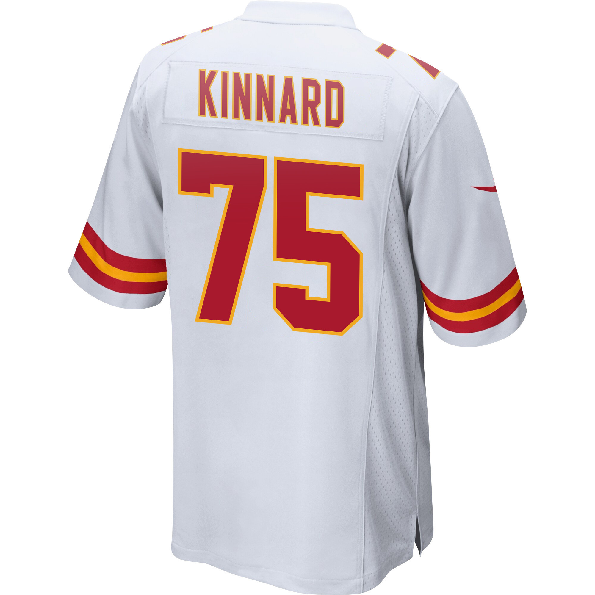 Darian Kinnard 75 Kansas City Chiefs Super Bowl LVII Champions 3 Stars Men Game Jersey - White