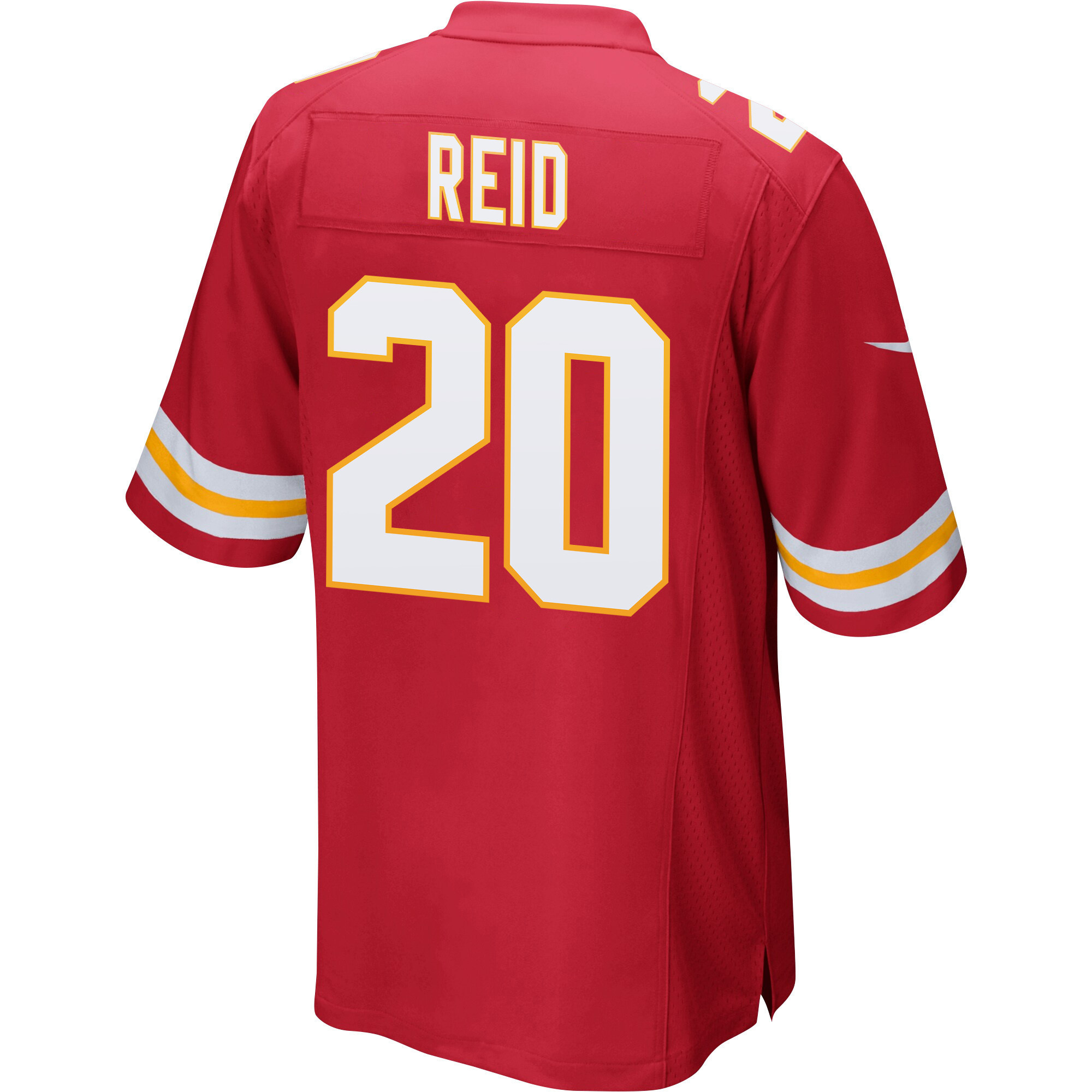 Justin Reid 20 Kansas City Chiefs Super Bowl LVII Champions 3 Stars Men Game Jersey - Red