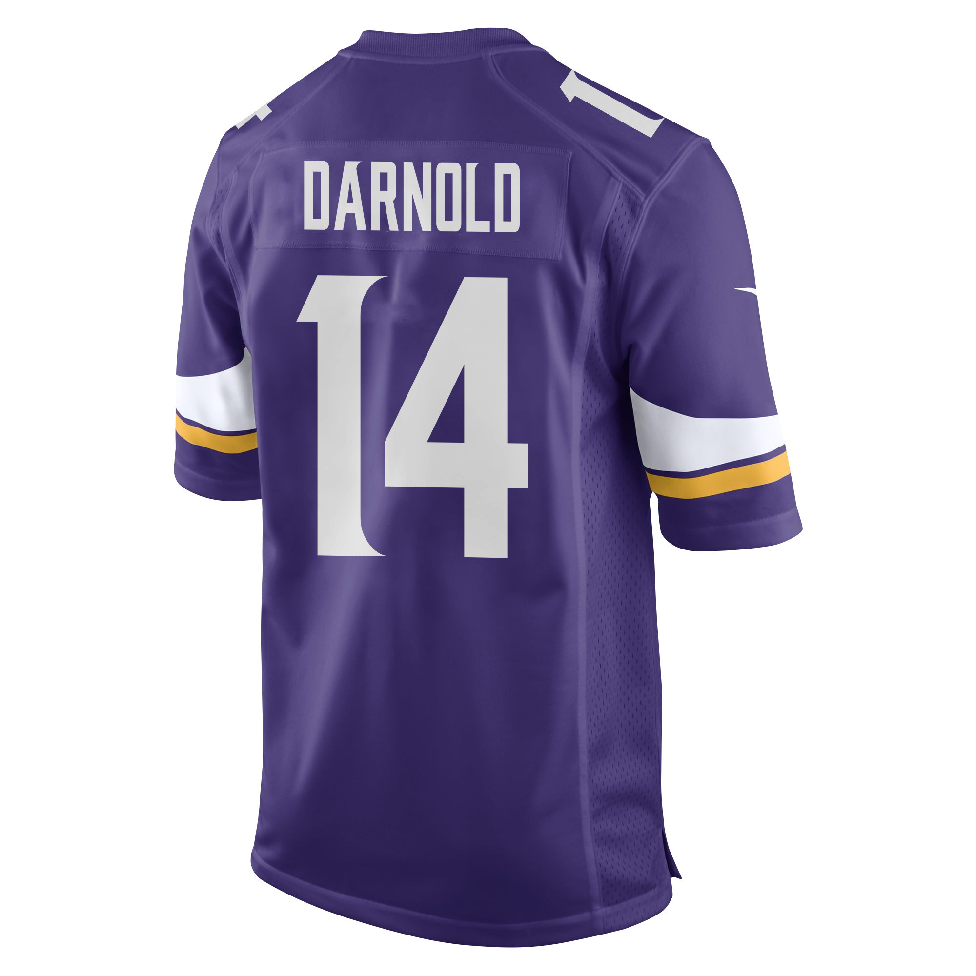 Sam Darnold 14 Minnesota Vikings Super Bowl LIX New Orleans Patch Game Men Jersey - Purple