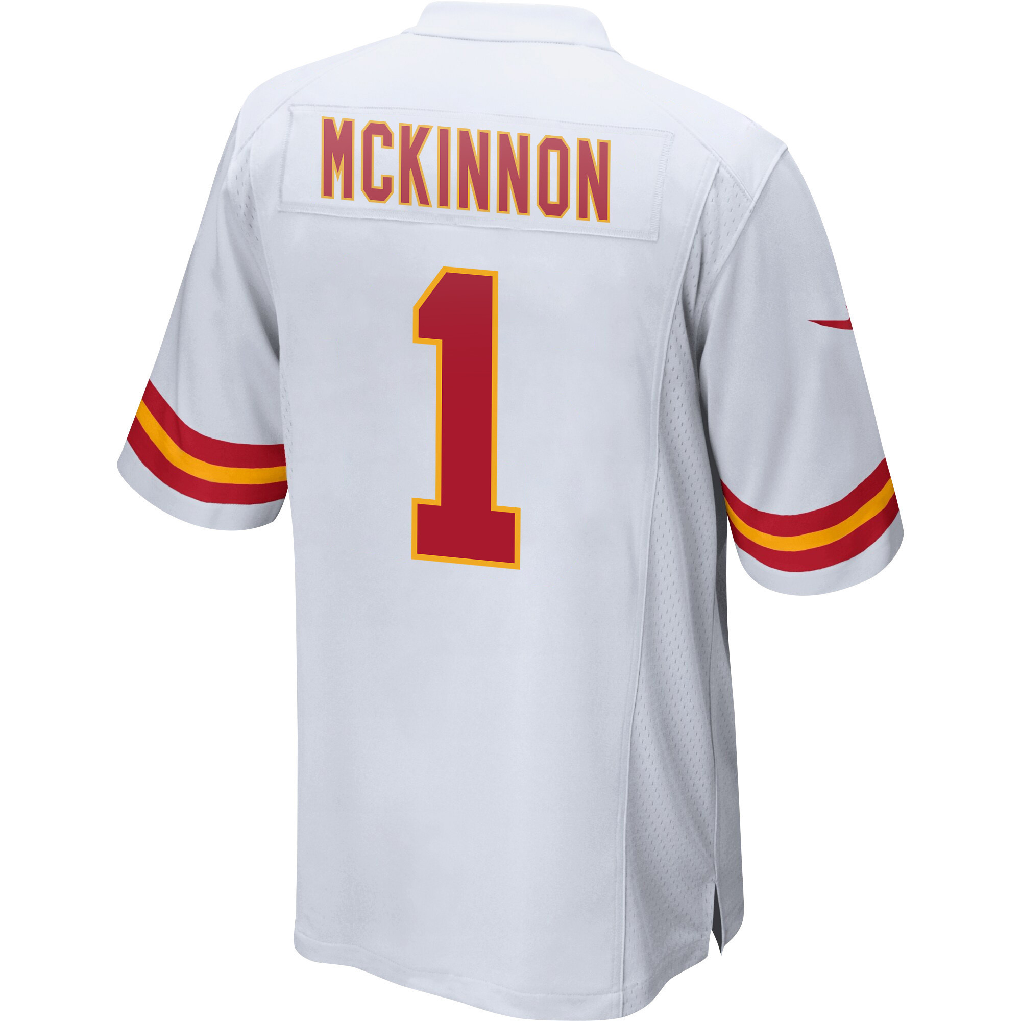 Jerick McKinnon 1 Kansas City Chiefs Super Bowl LVII Champions Men Game Jersey - White