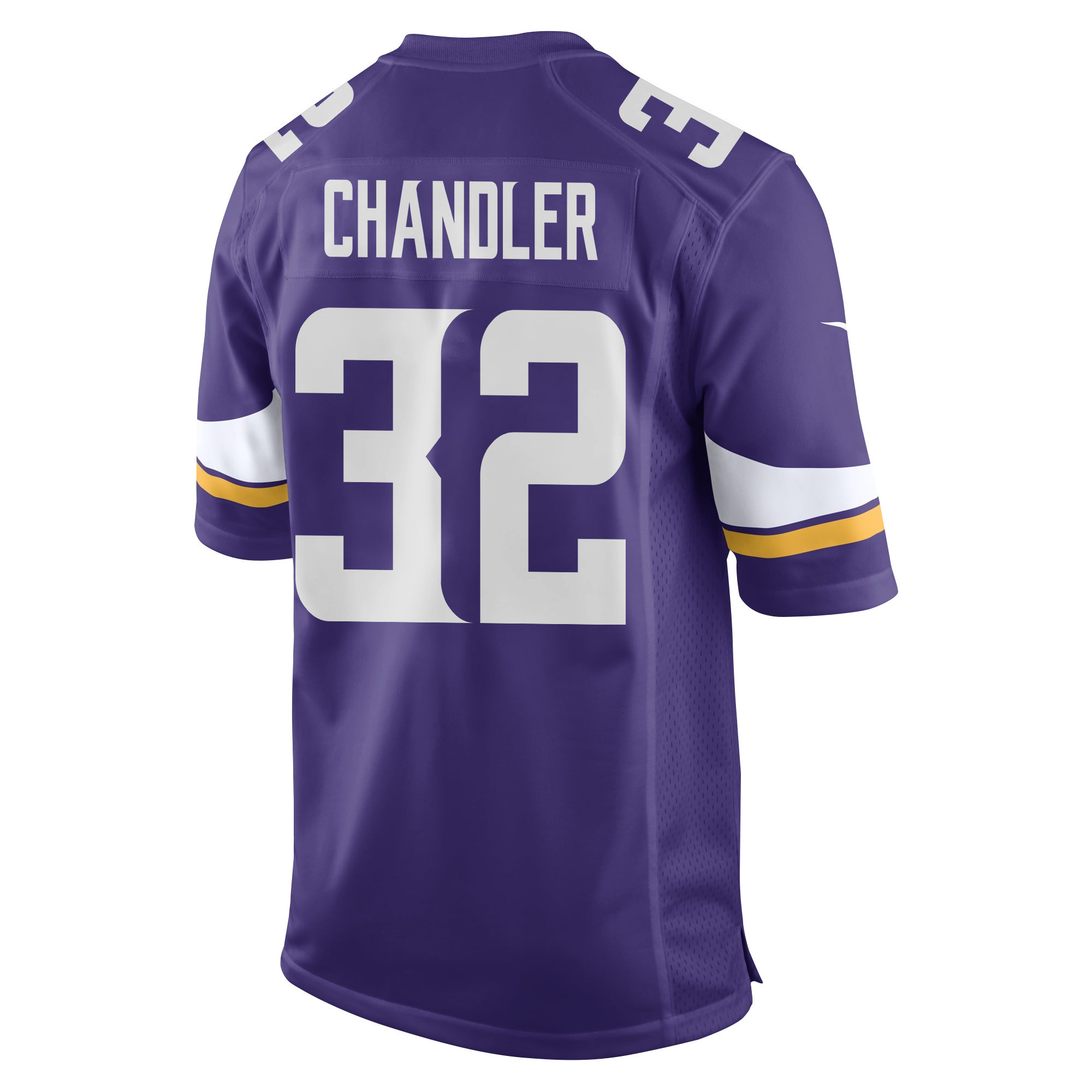 Ty Chandler 32 Minnesota Vikings Super Bowl LIX New Orleans Patch Game Men Jersey - Purple