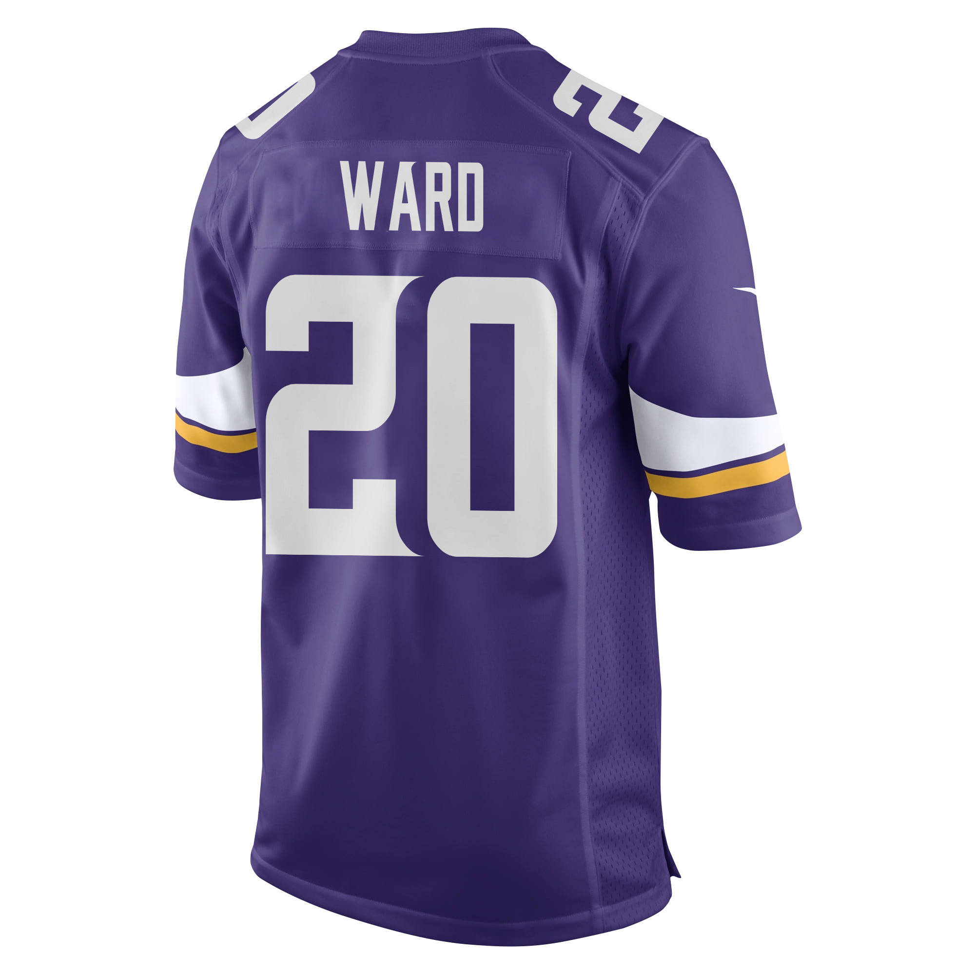 Jay Ward 20 Minnesota Vikings Super Bowl LIX New Orleans Patch Game Men Jersey - Purple