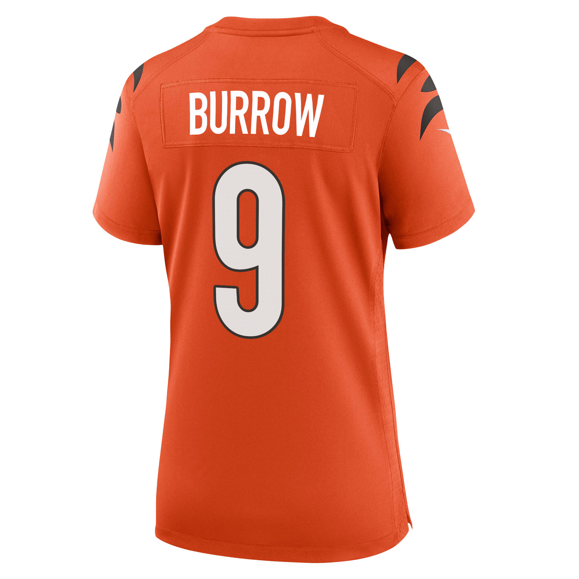 Super Bowl LVI Champions Cincinnati Bengals Joe Burrow 9 Orange Women's Jersey Jersey