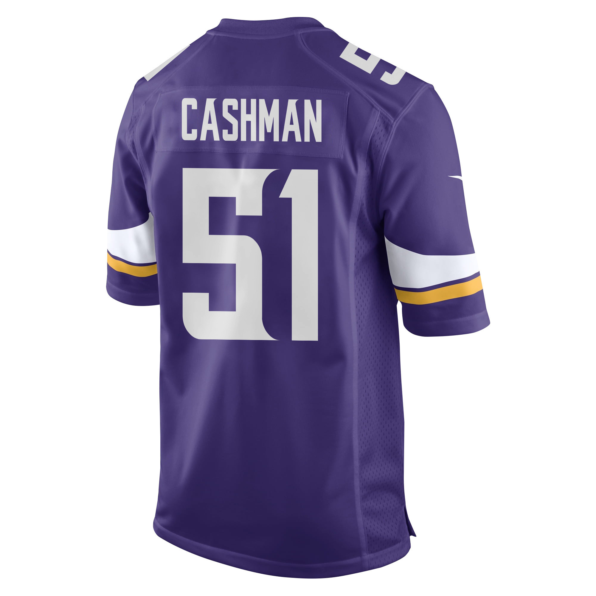 Blake Cashman 51 Minnesota Vikings Super Bowl LIX New Orleans Patch Game Men Jersey - Purple